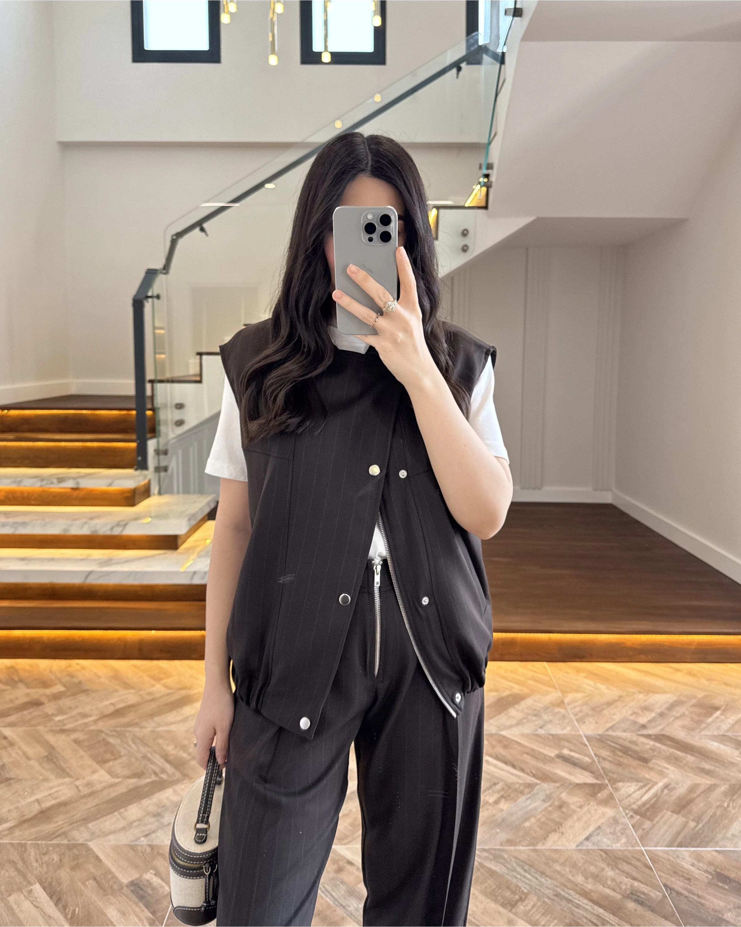 KAHVE ASTARLI YELEK PANTOLON TAKIM-7169