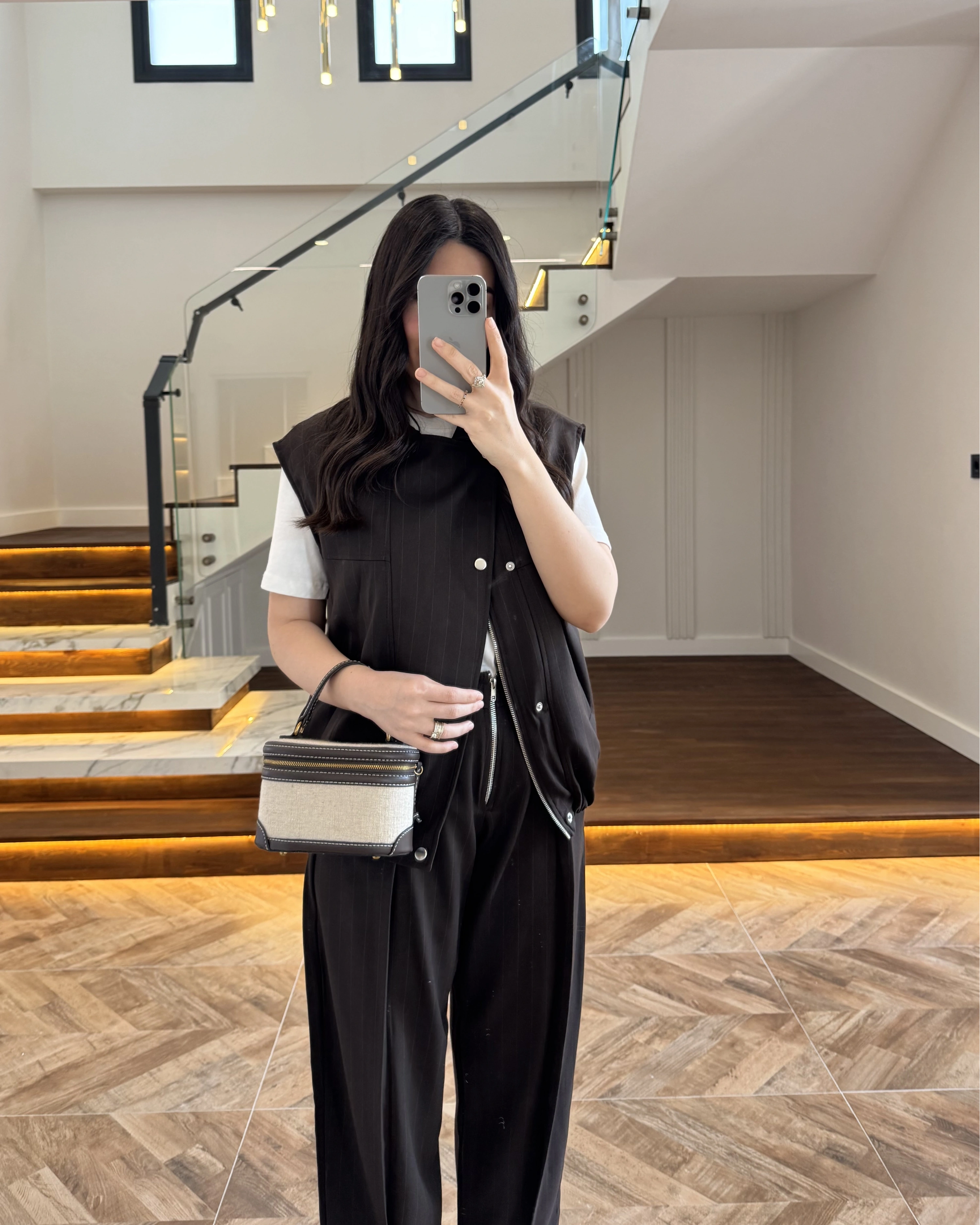 KAHVE ASTARLI YELEK PANTOLON TAKIM-7169