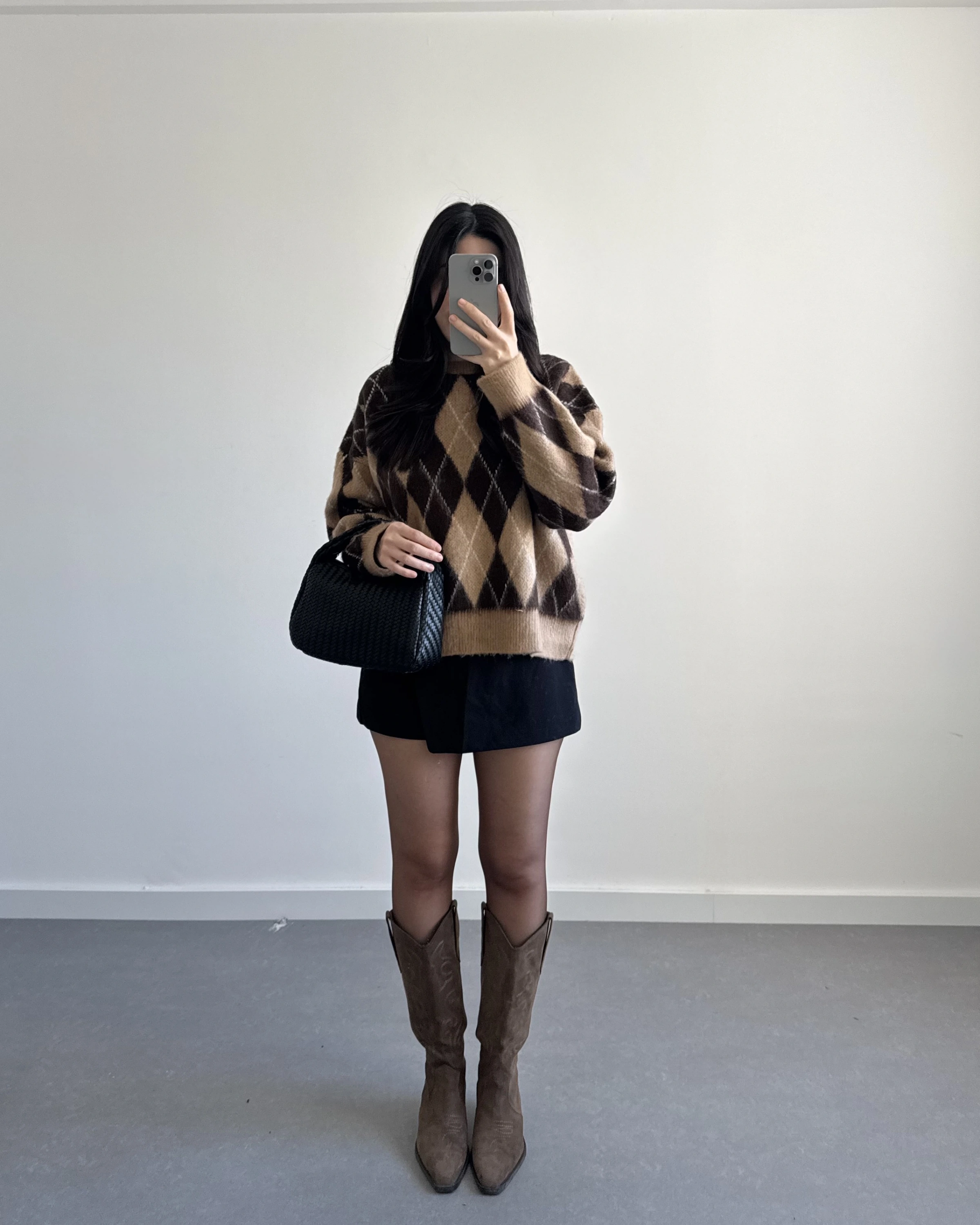 BEJ-KAHVE BAKLAVA KAZAK