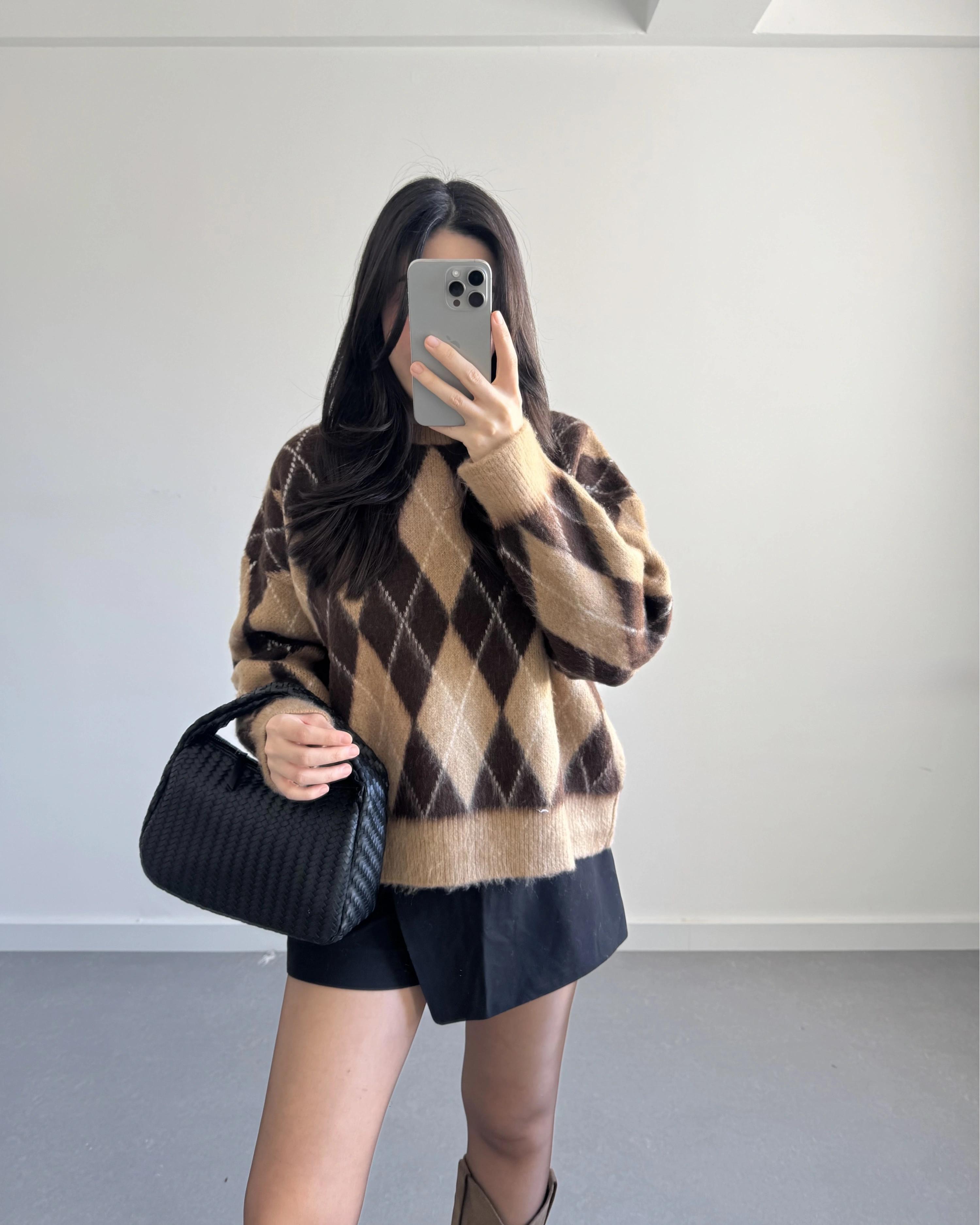 BEJ-KAHVE BAKLAVA KAZAK