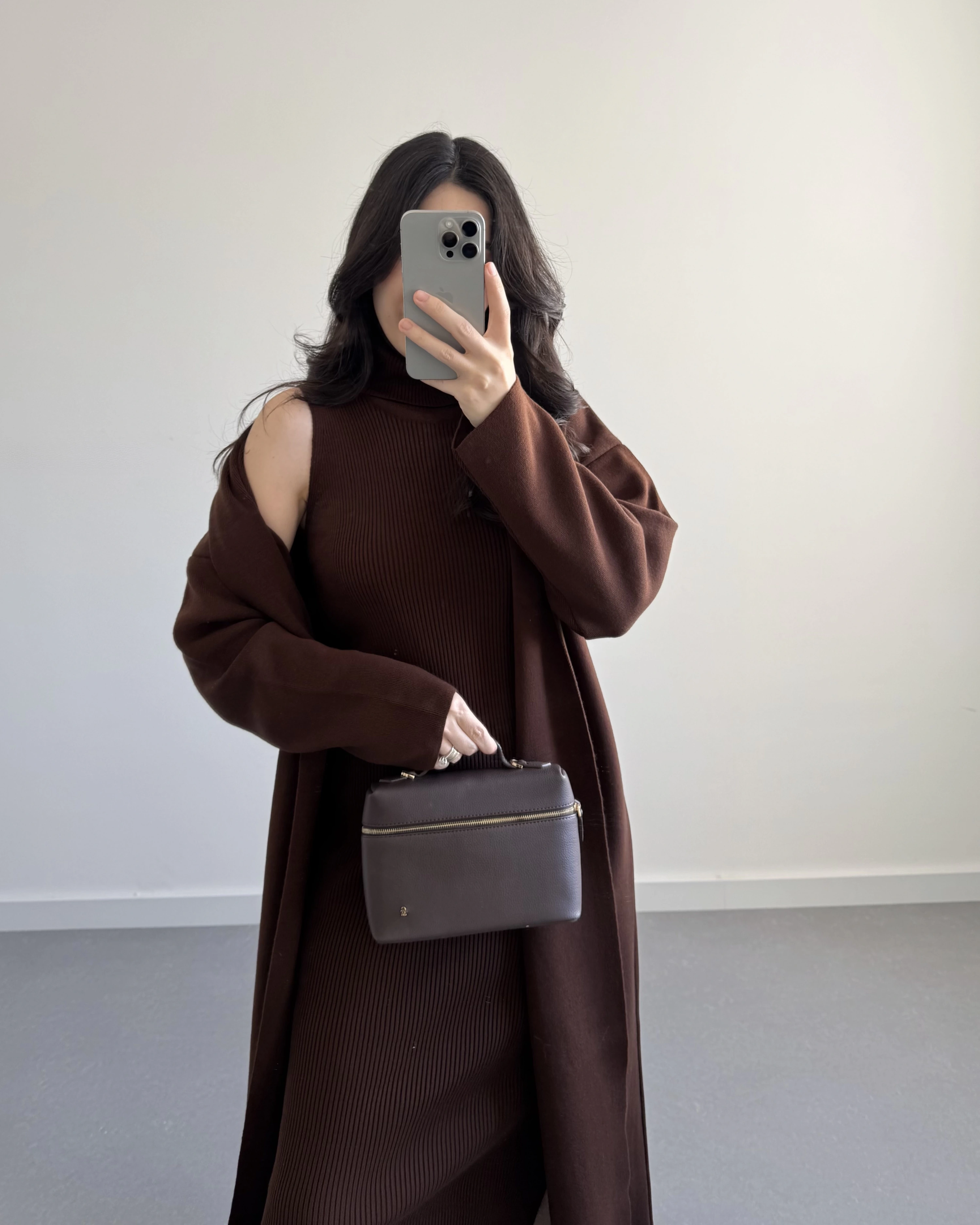 KAHVE BALIKÇI YAKA 2’Lİ TRİKO TAKIM