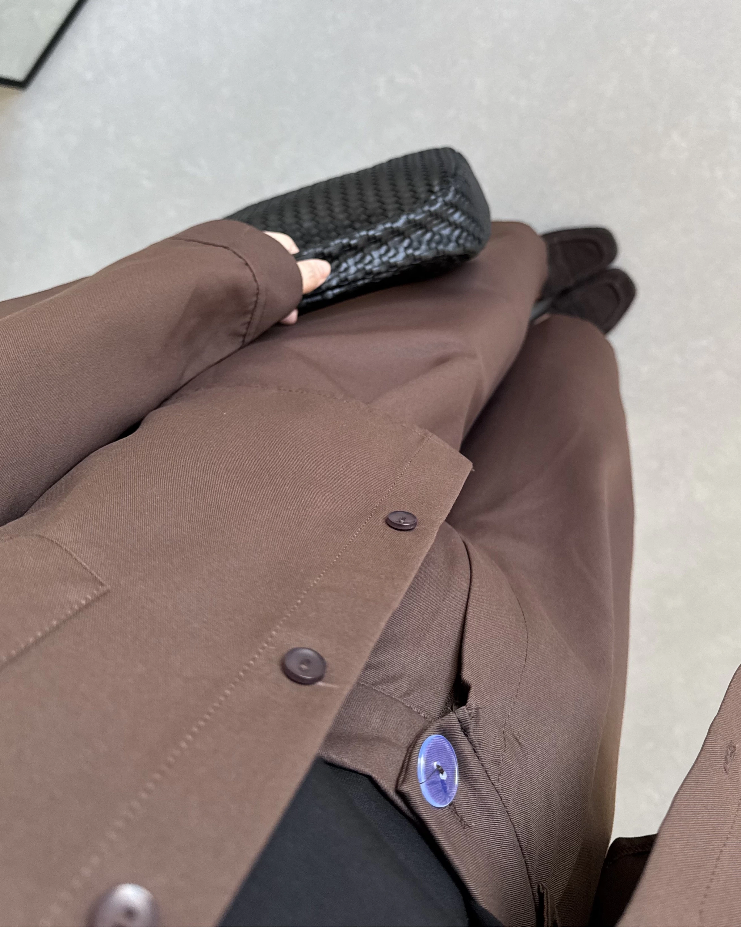 KAHVE GENİŞ PAÇA OVERSİZE TAKIM