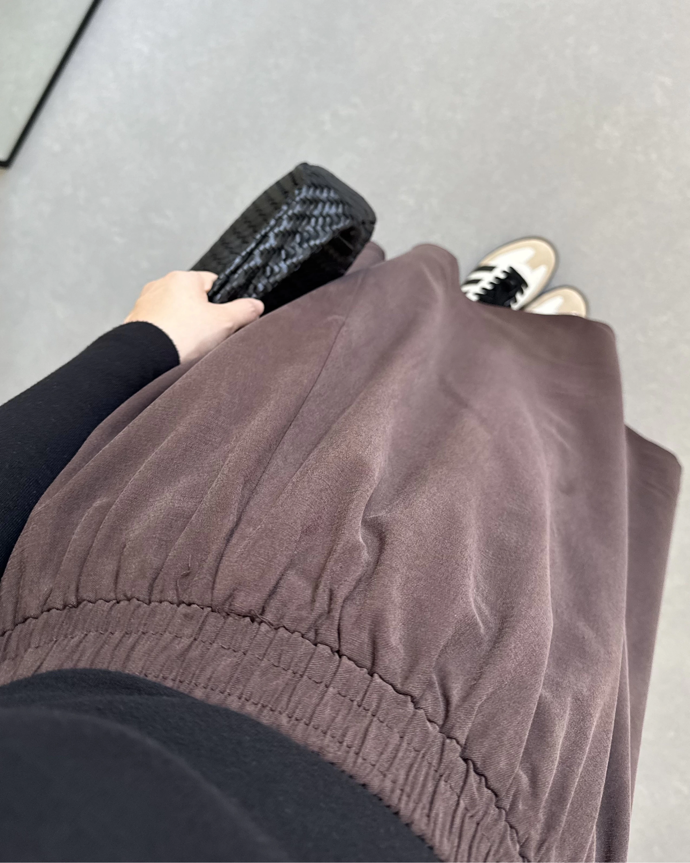 KAHVE MODAL MİDİ BOY ETEK