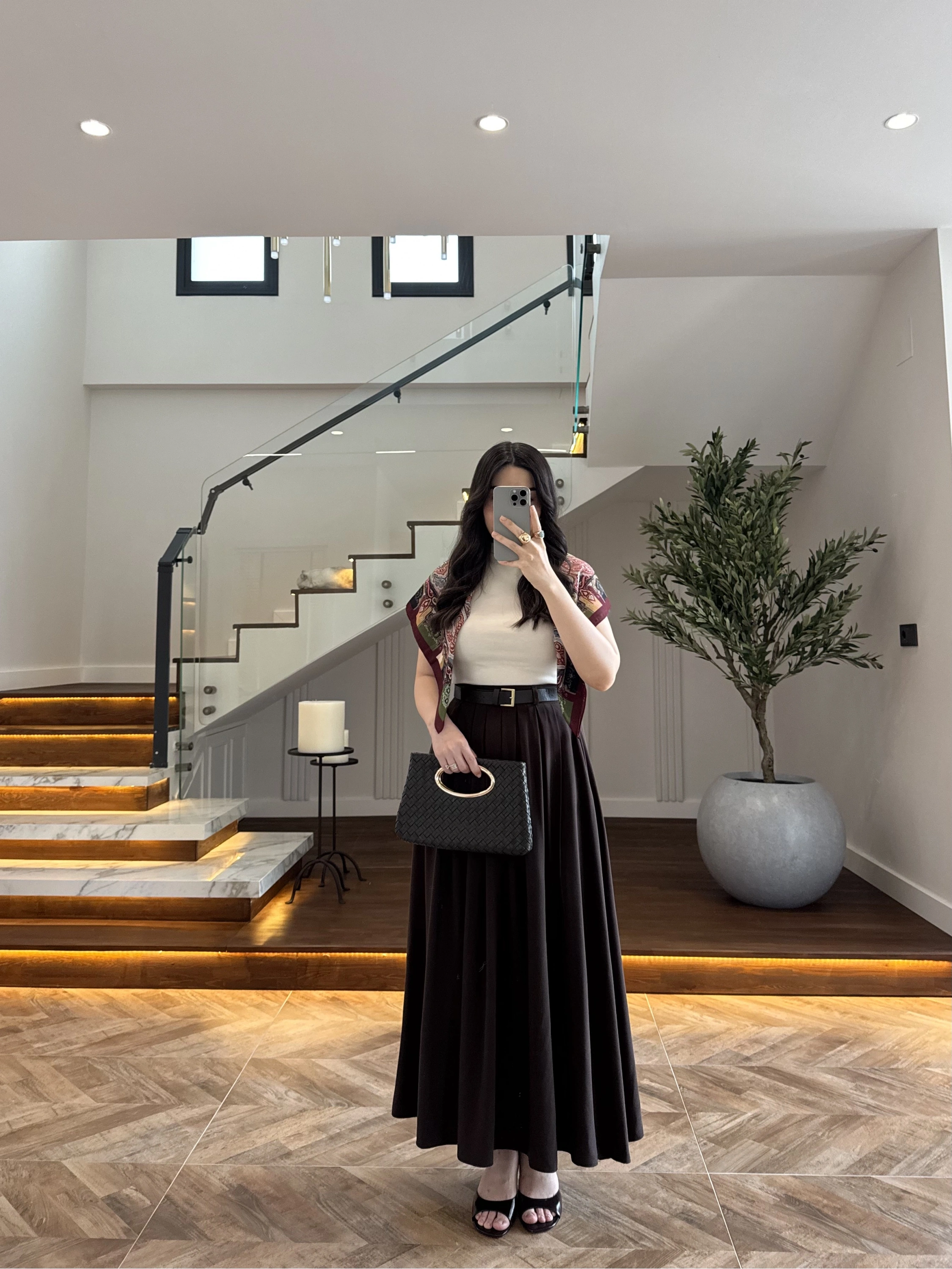 KAHVE ÖN PİLE DETAY ETEK -580653