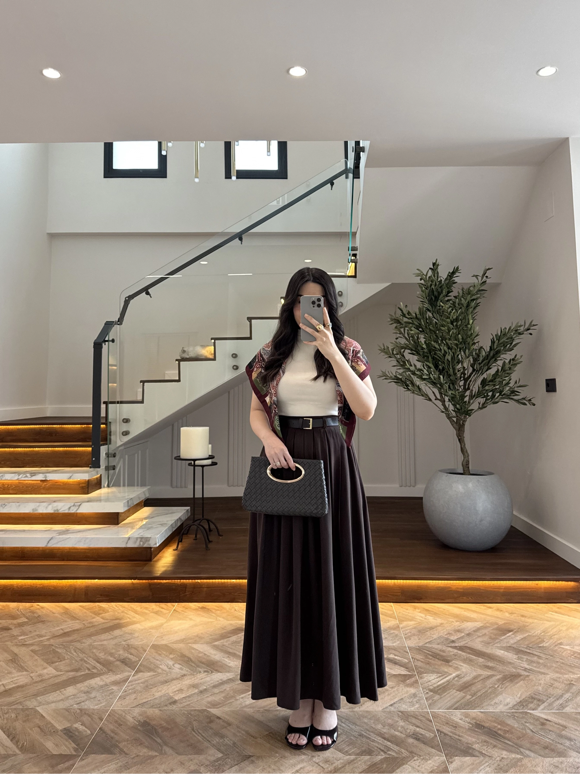 KAHVE ÖN PİLE DETAY ETEK -580653