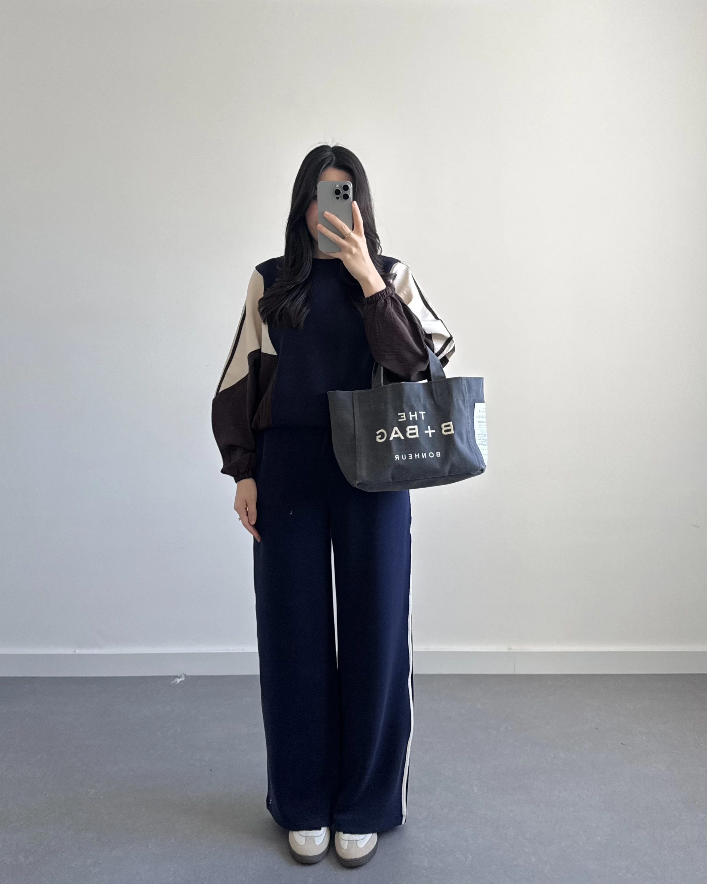 KAHVE PARAŞÜT KUMAŞ DETAYLI MODAL TAKIM