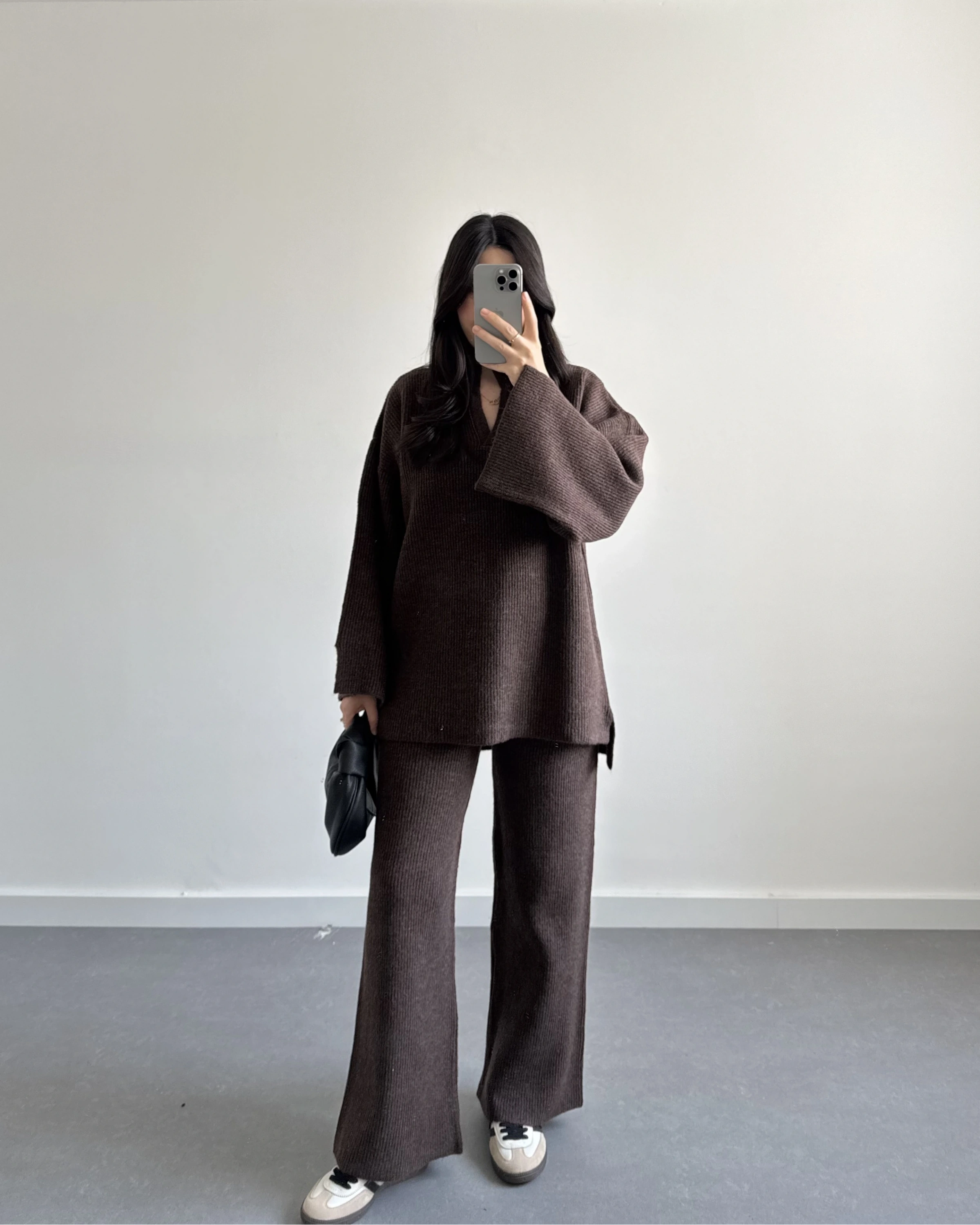 KAHVE POLO YAKA TRİKO TAKIM