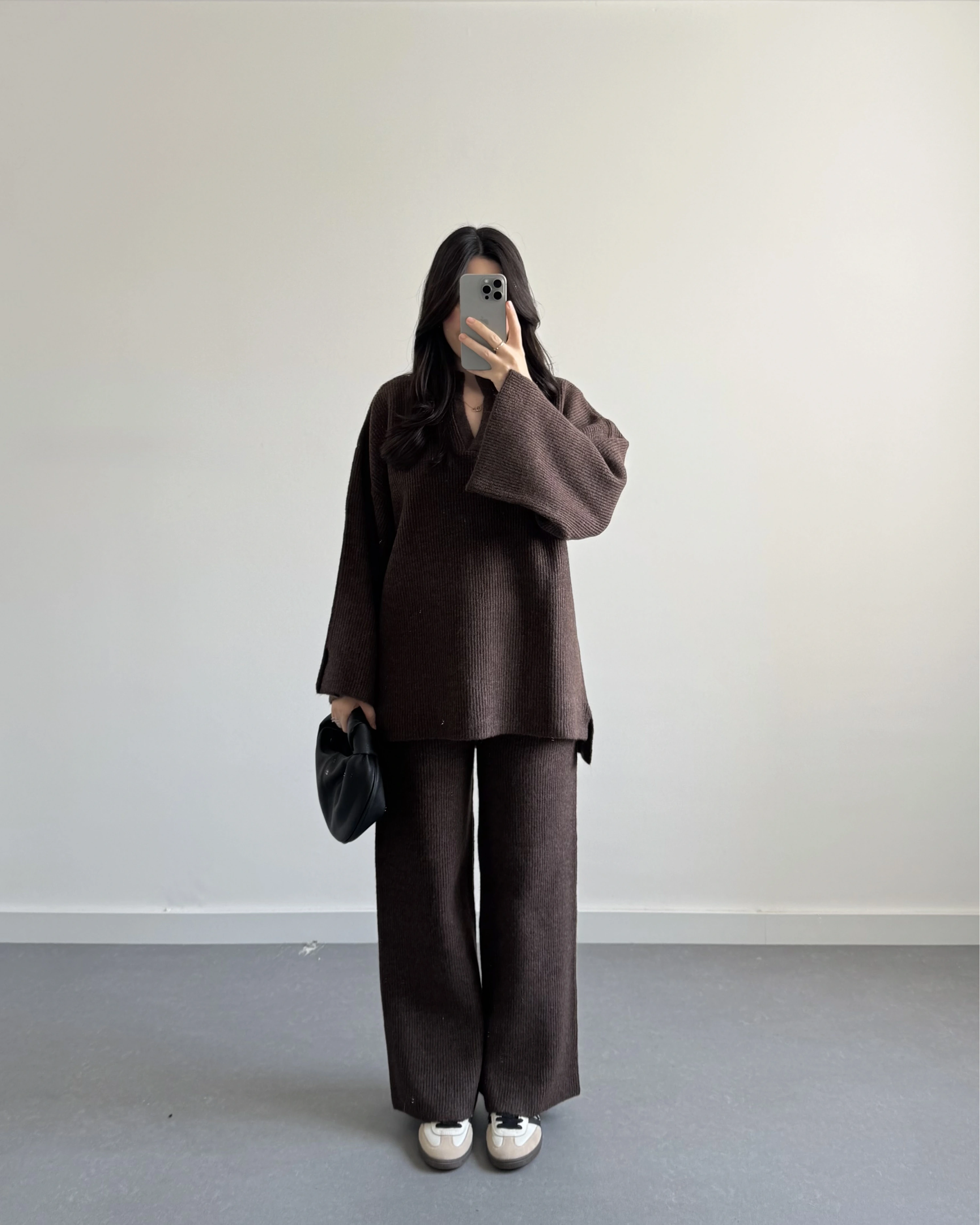 KAHVE POLO YAKA TRİKO TAKIM