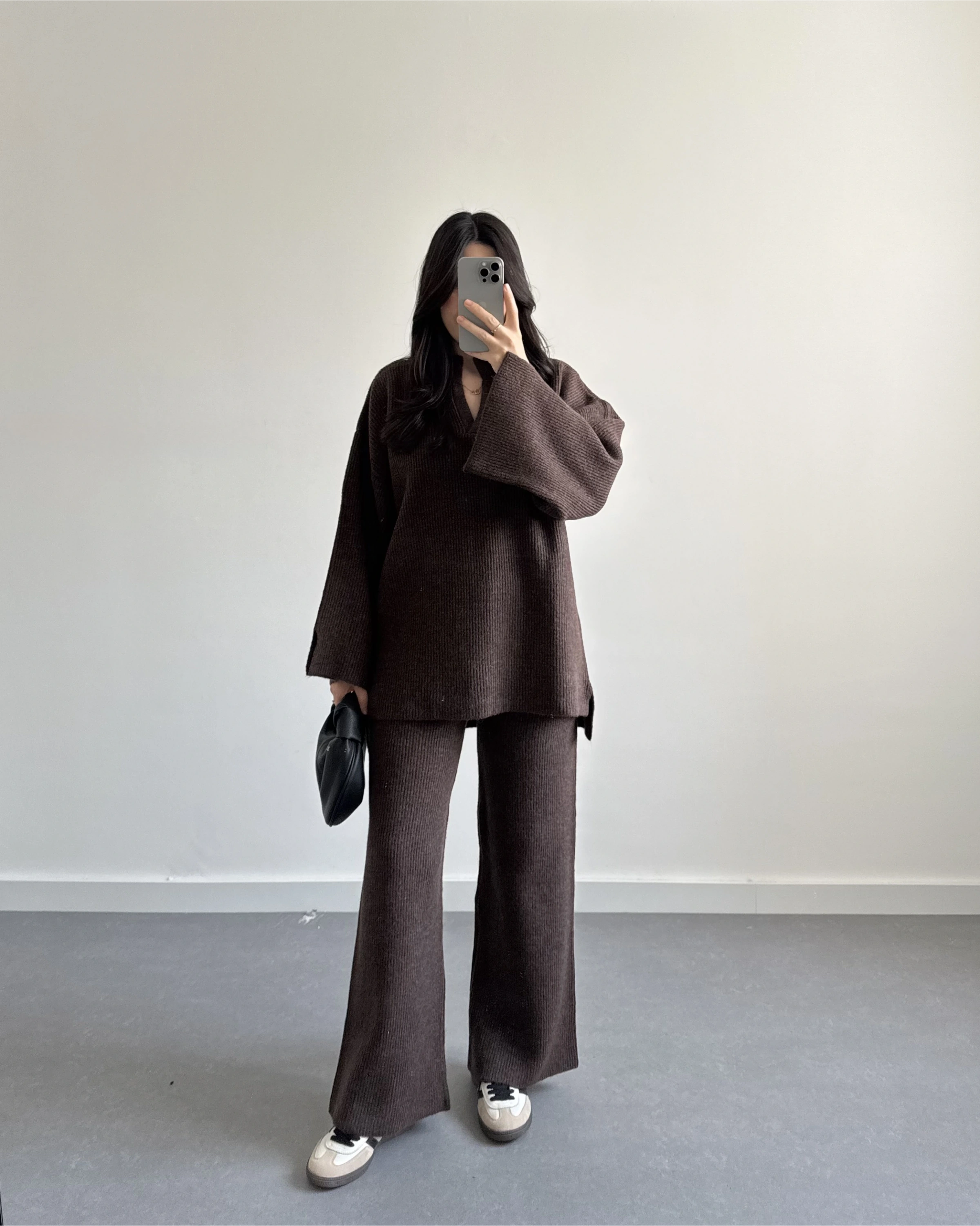 KAHVE POLO YAKA TRİKO TAKIM