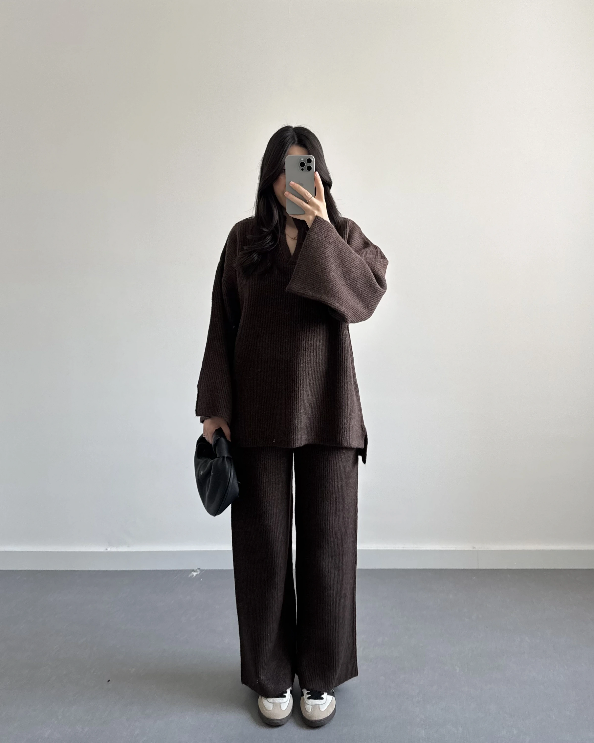 KAHVE POLO YAKA TRİKO TAKIM