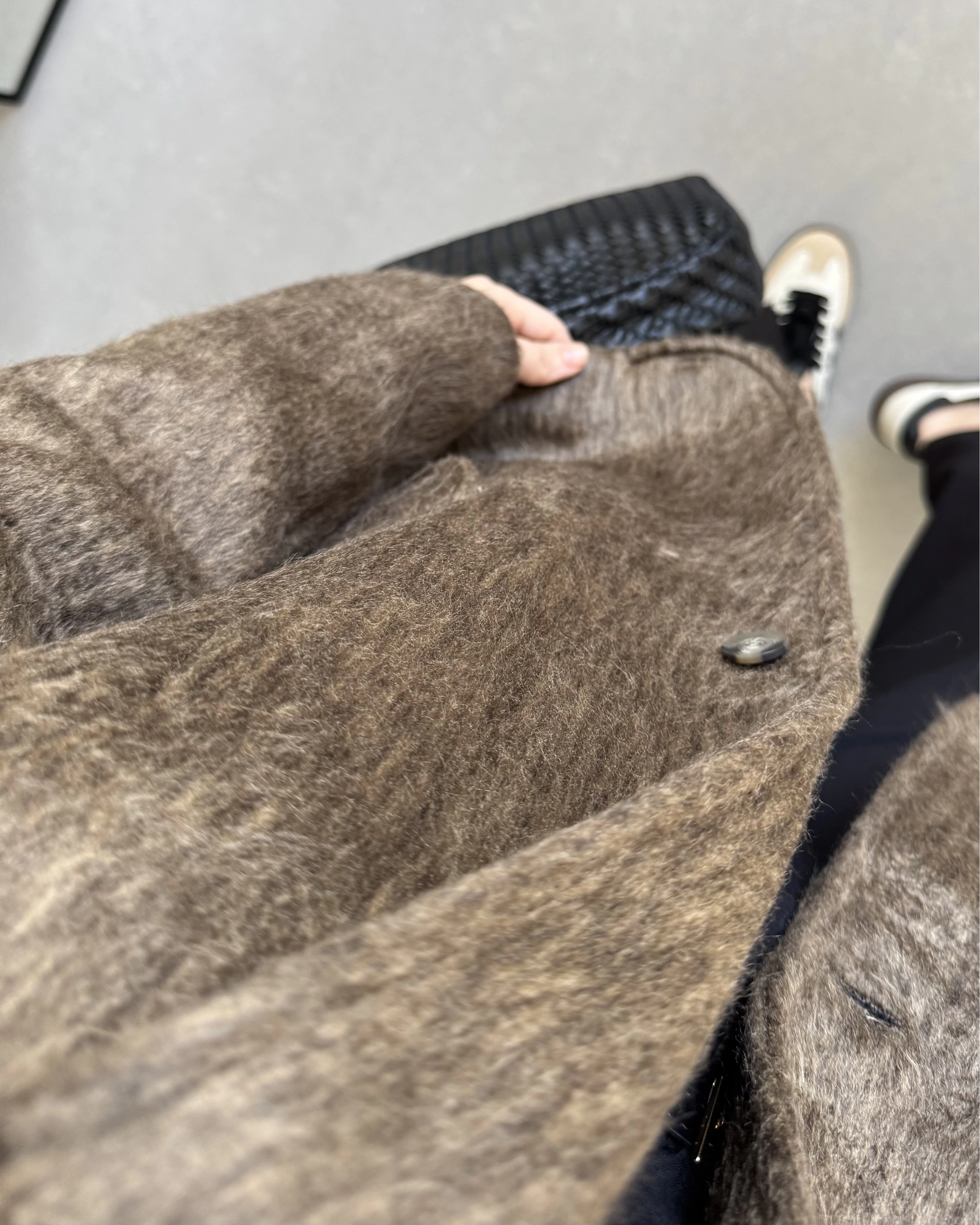 KAHVE SAKALLI BLAZER CEKET