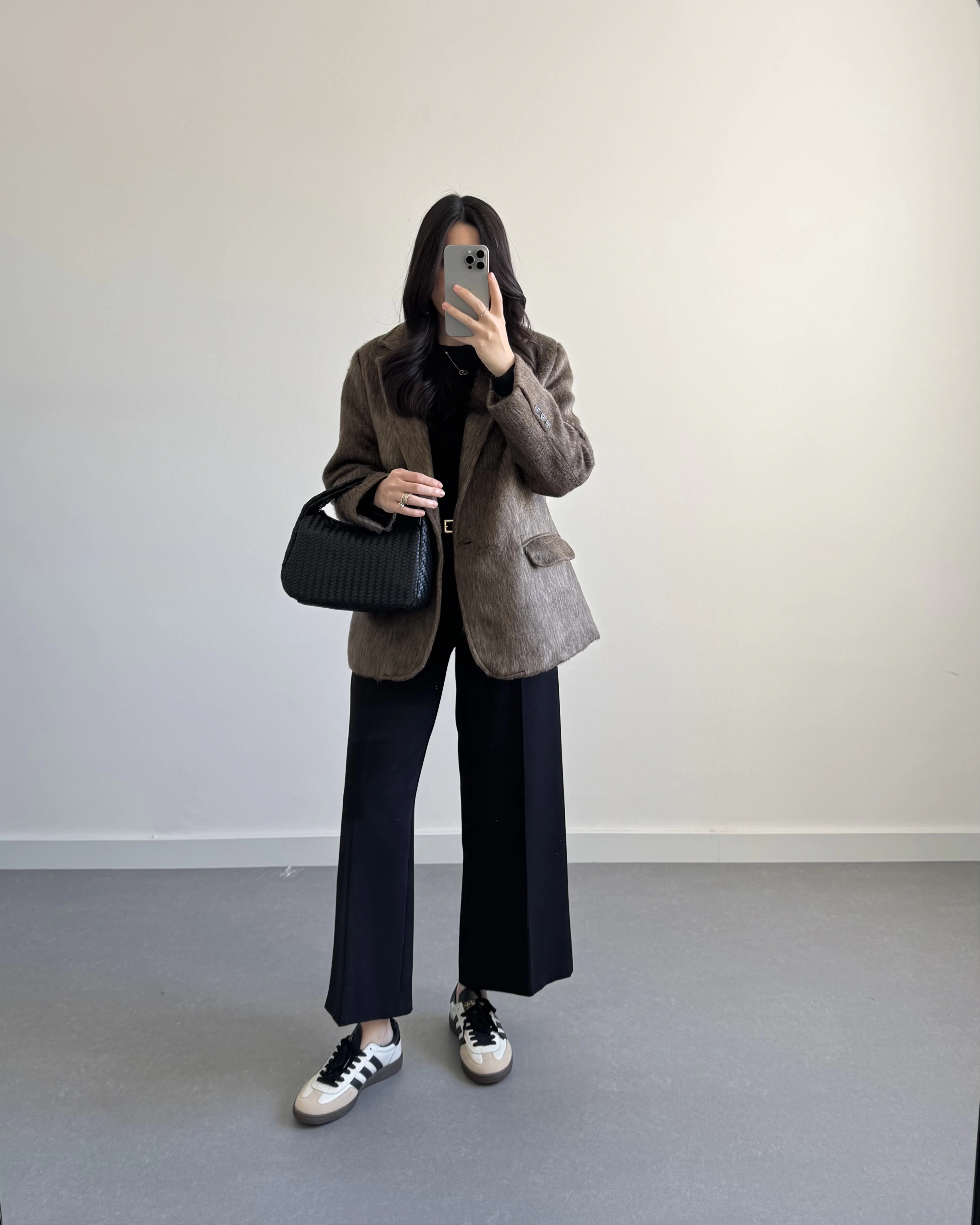 KAHVE SAKALLI BLAZER CEKET