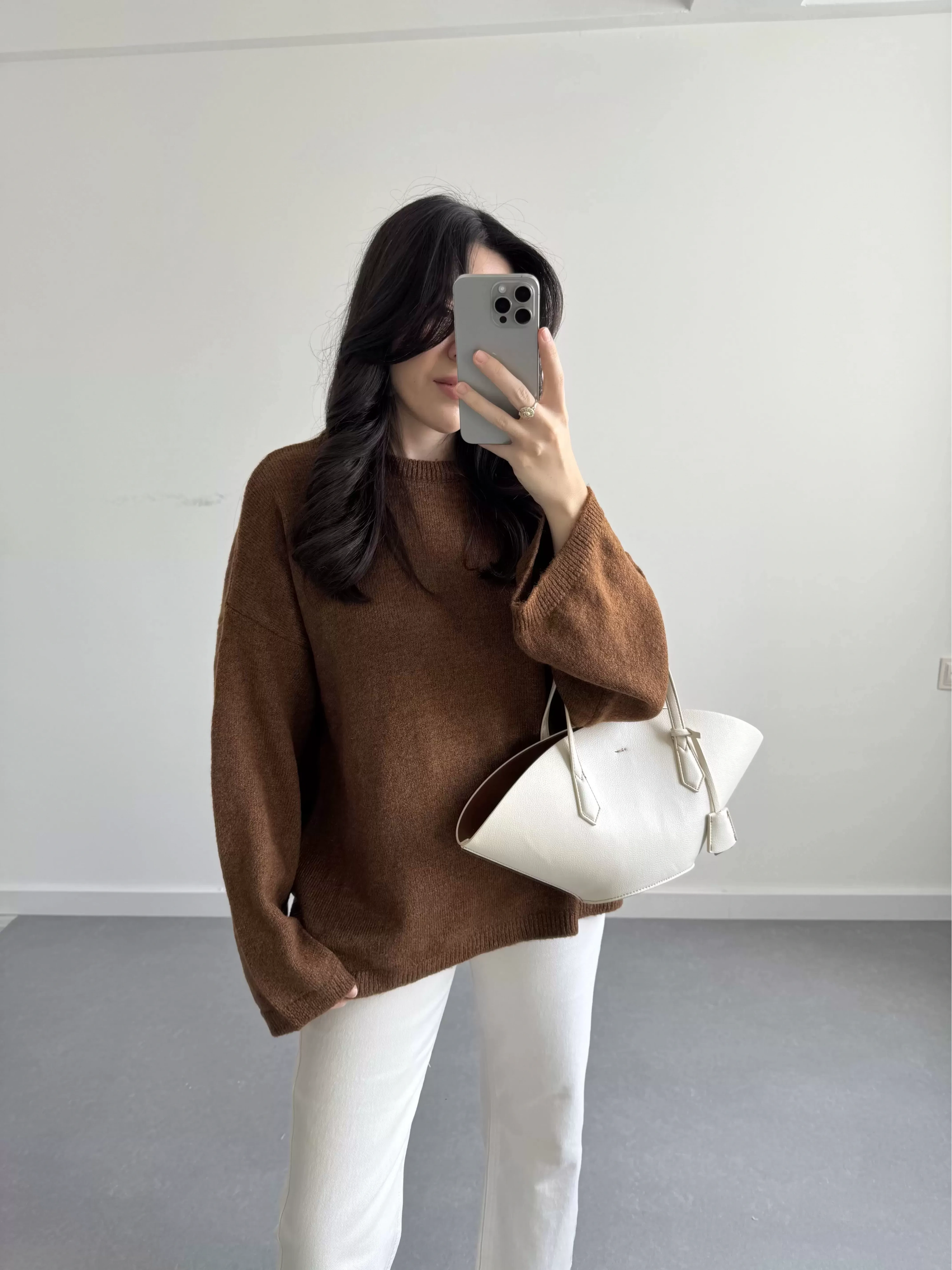 KAHVERENGİ PİNTEREST KAZAK