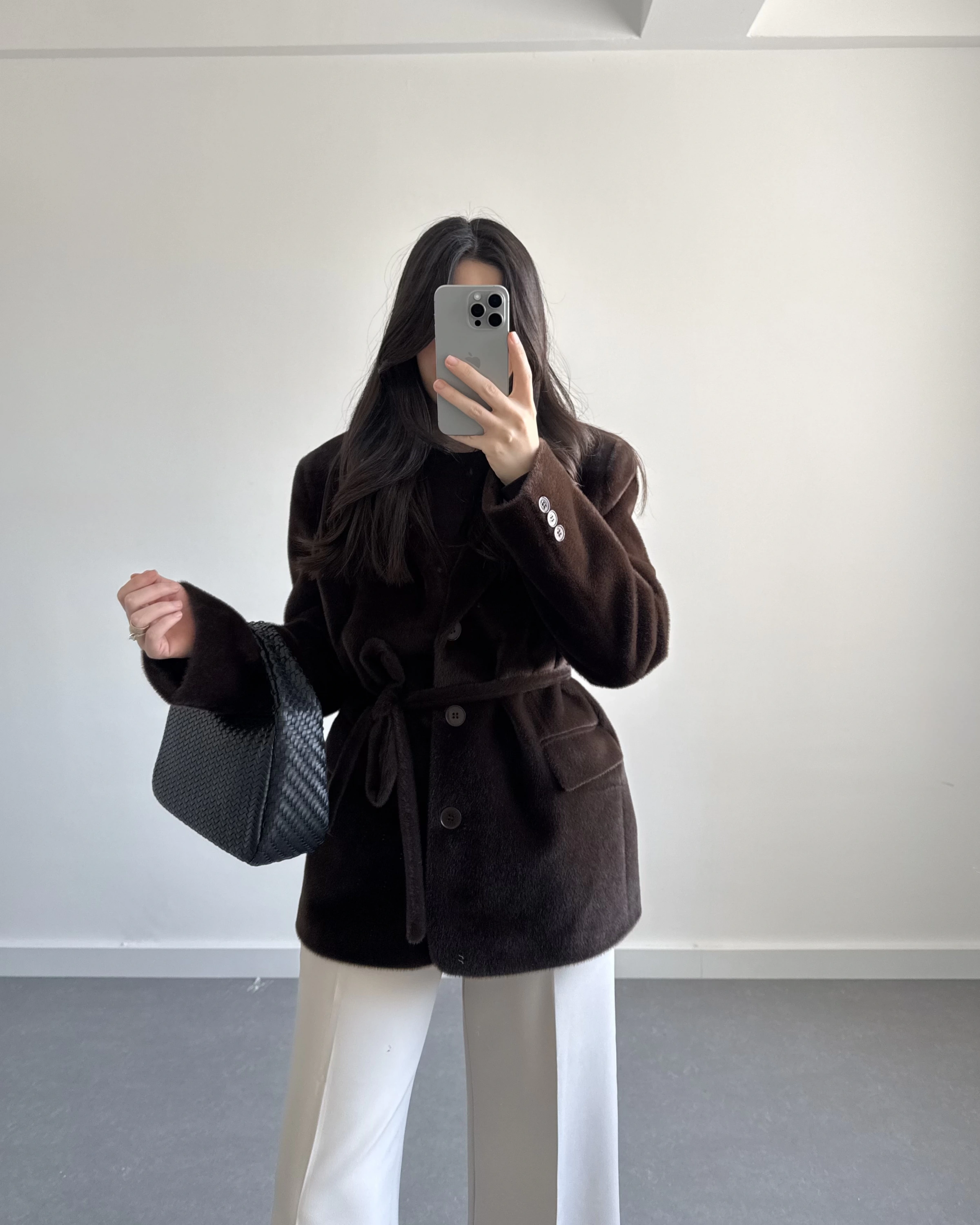KEMERLİ TÜĞLÜ BLAZER CEKET