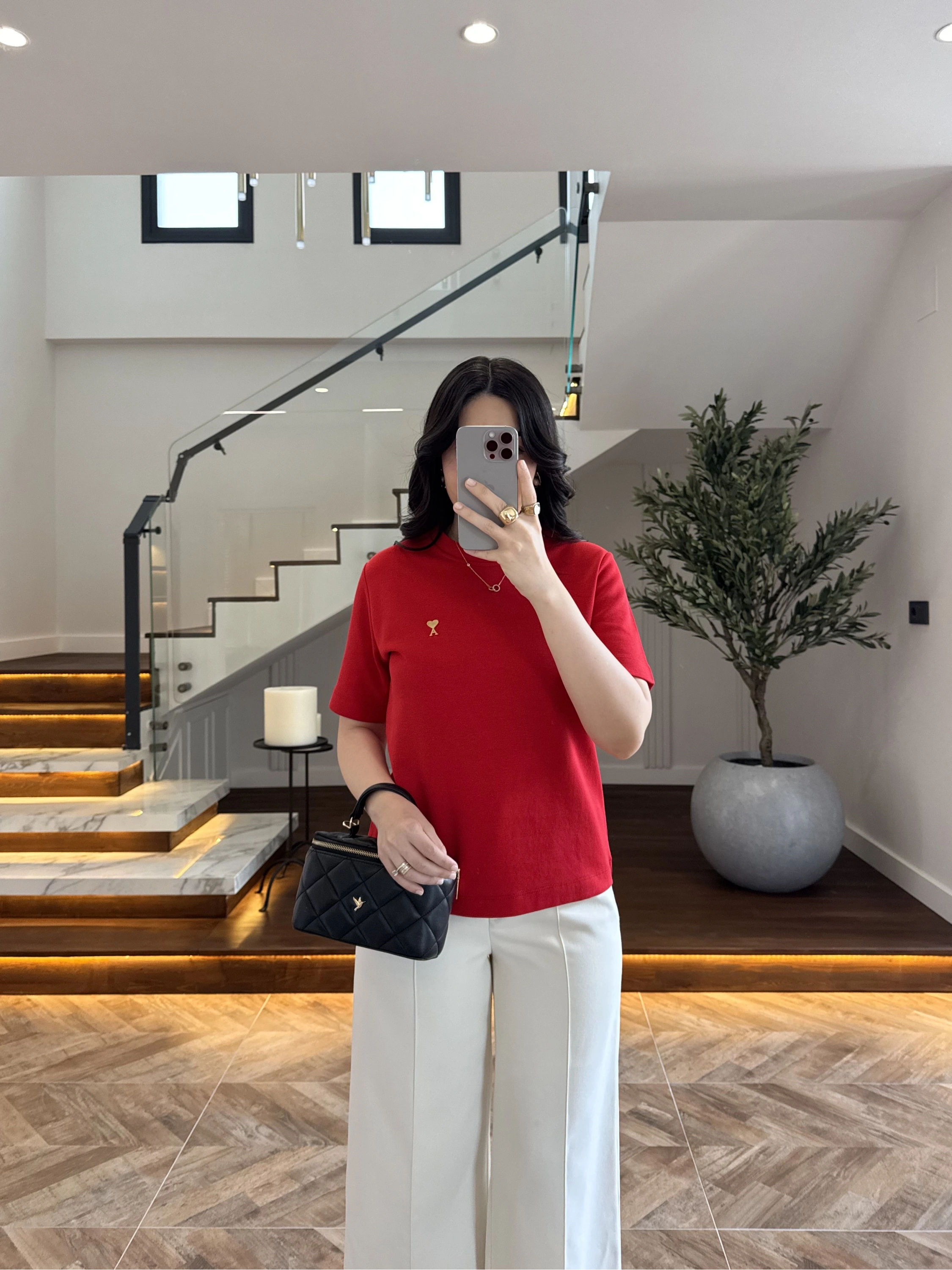 KIRMIZI BİSİKLET YAKA TSHİRT