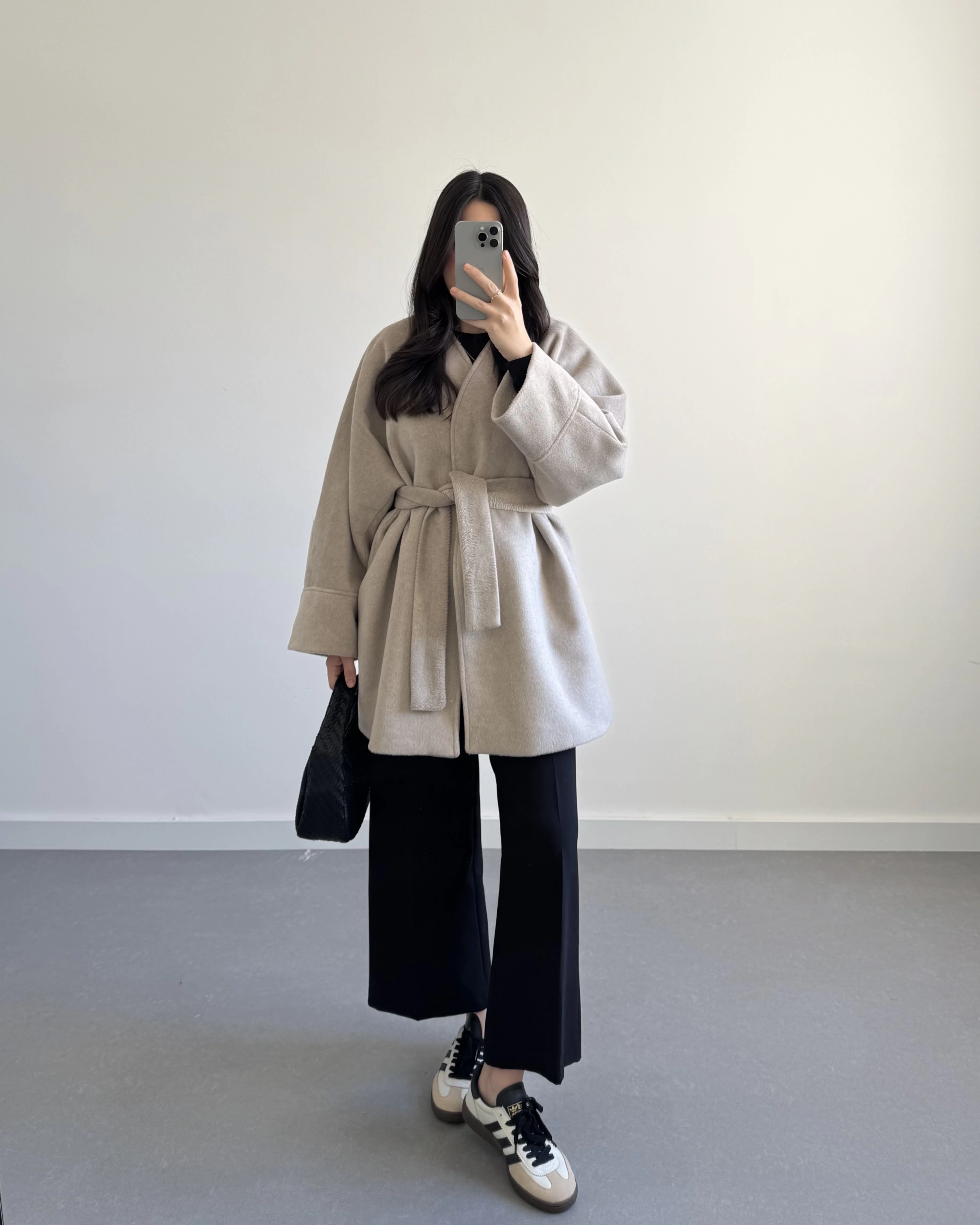 KRUVAZE YAKA İTHAL KUMAŞ VİZON KABAN