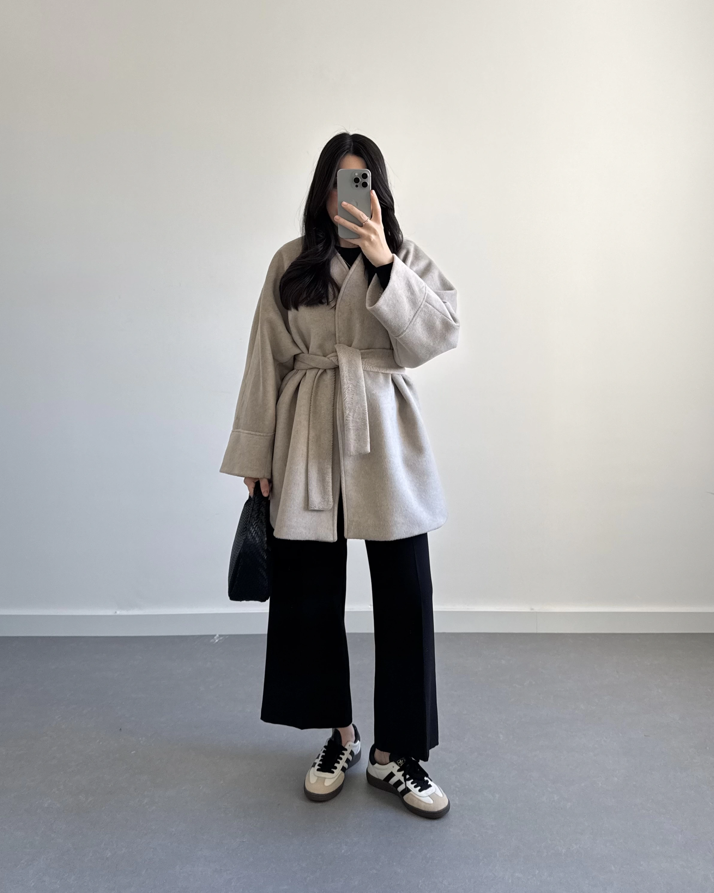 KRUVAZE YAKA İTHAL KUMAŞ VİZON KABAN