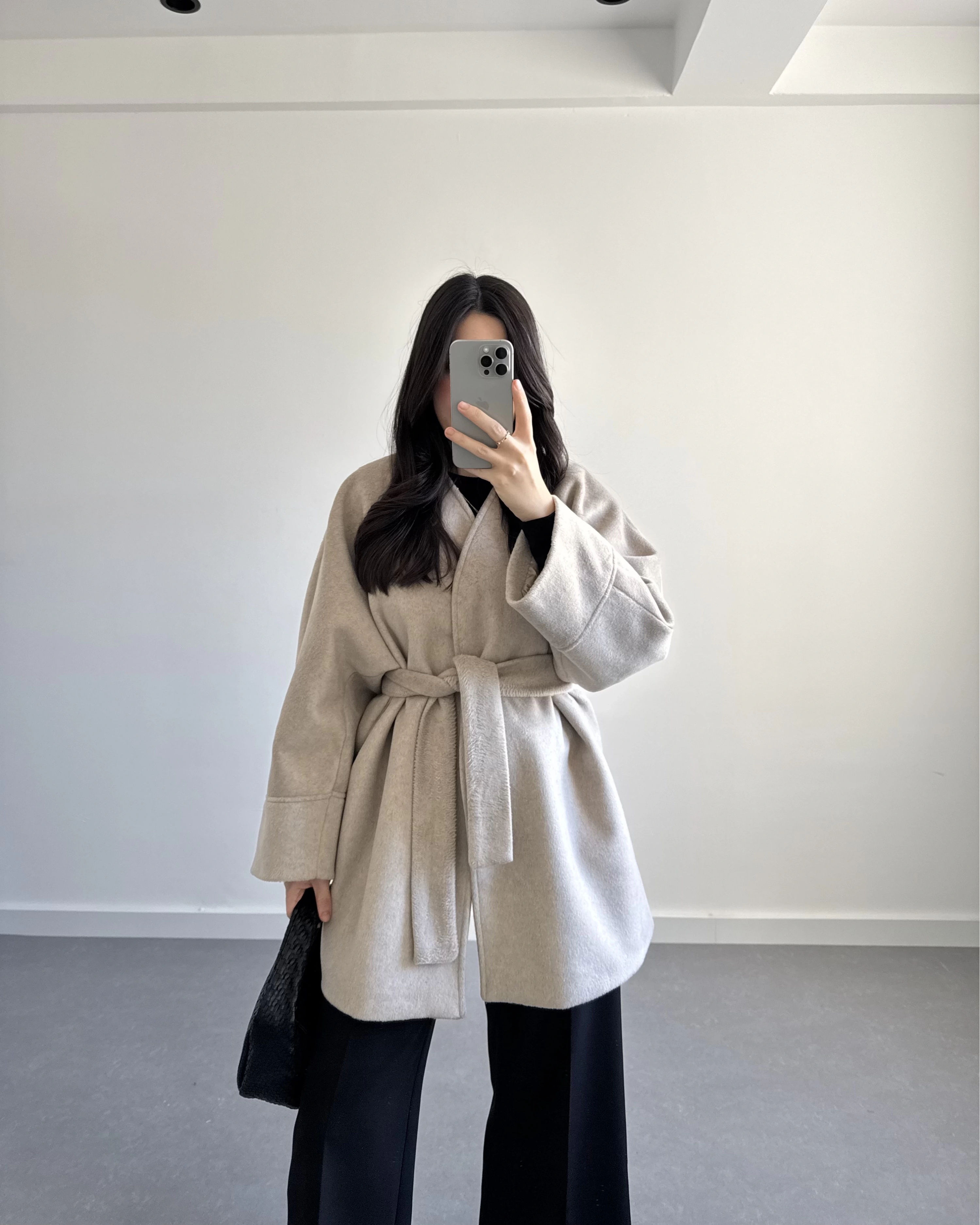 KRUVAZE YAKA İTHAL KUMAŞ VİZON KABAN