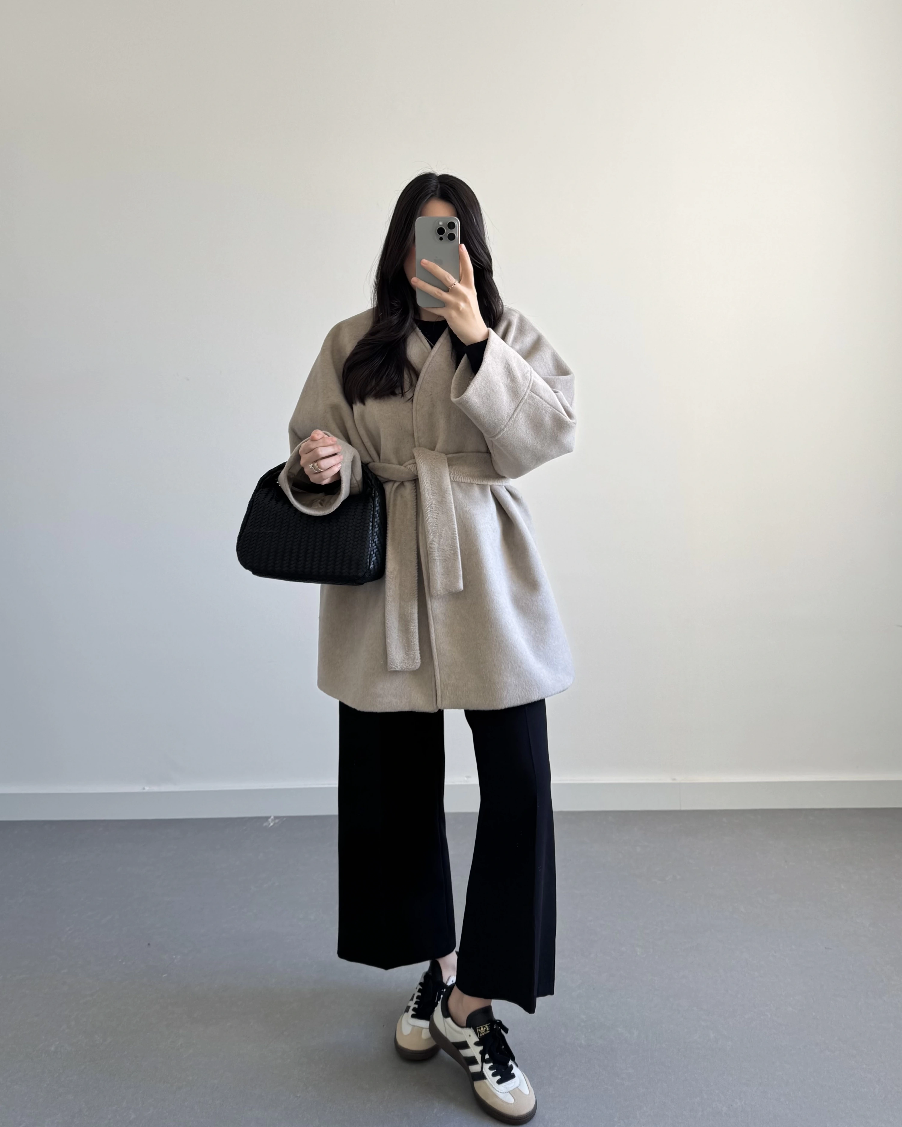 KRUVAZE YAKA İTHAL KUMAŞ VİZON KABAN