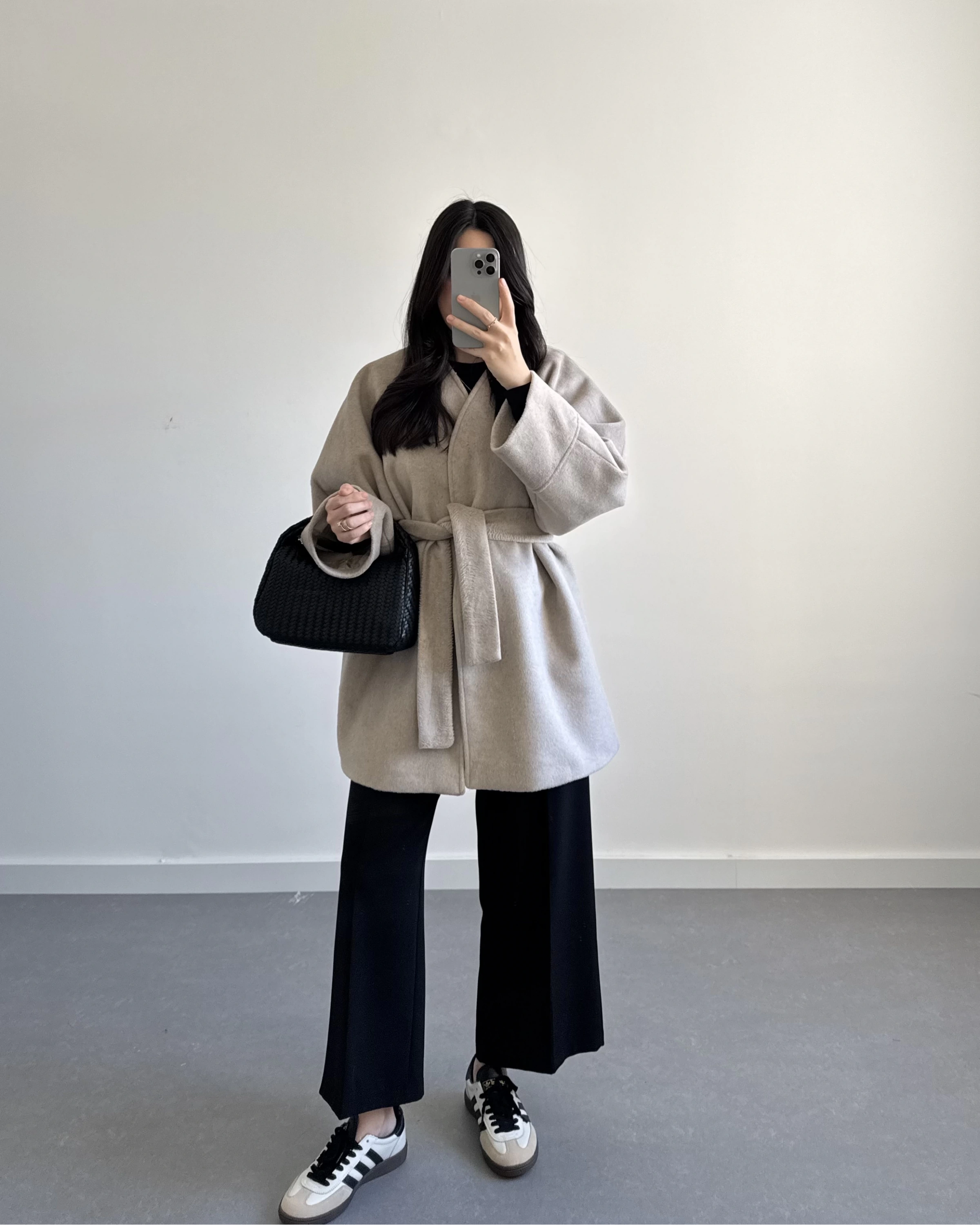 KRUVAZE YAKA İTHAL KUMAŞ VİZON KABAN