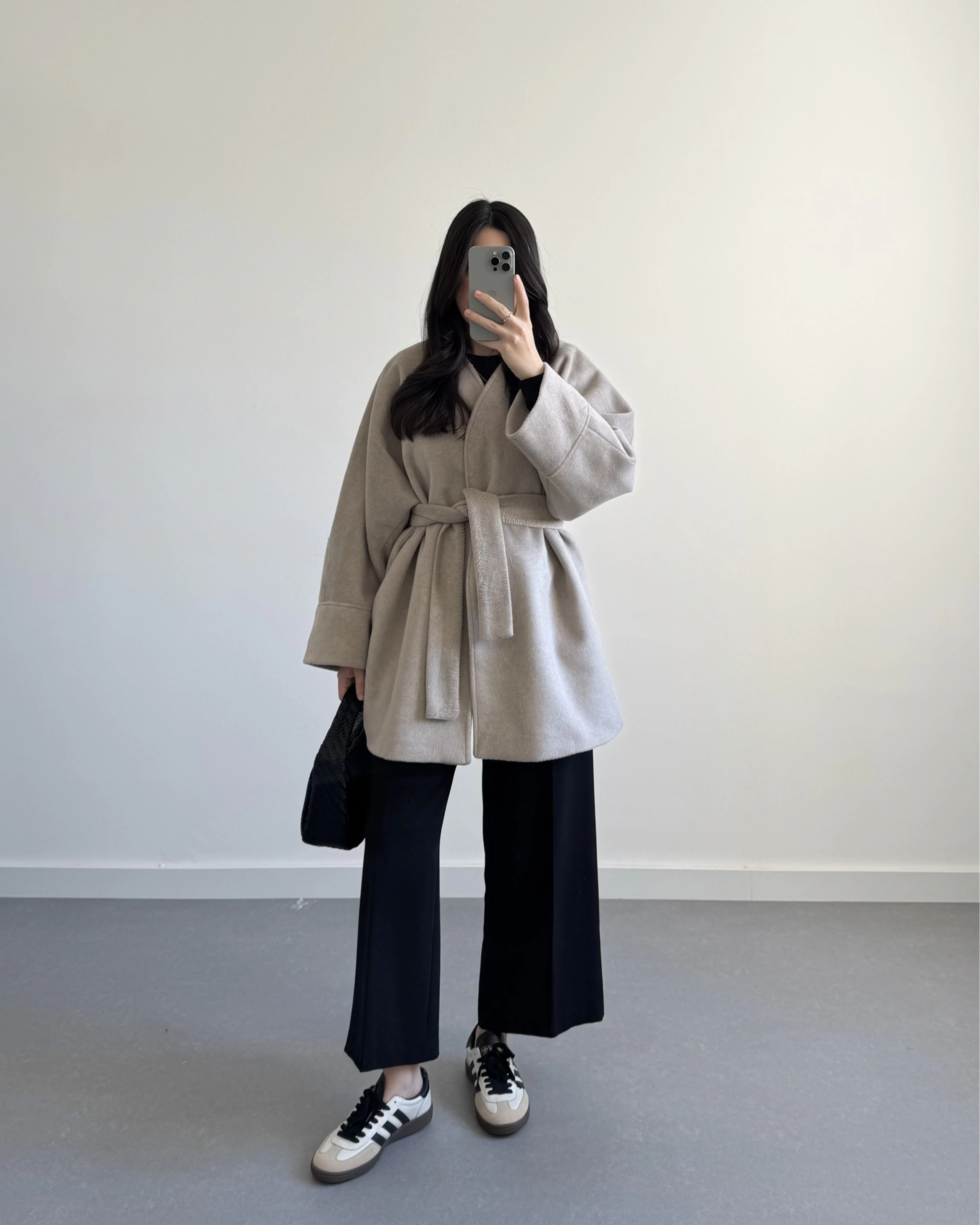 KRUVAZE YAKA İTHAL KUMAŞ VİZON KABAN