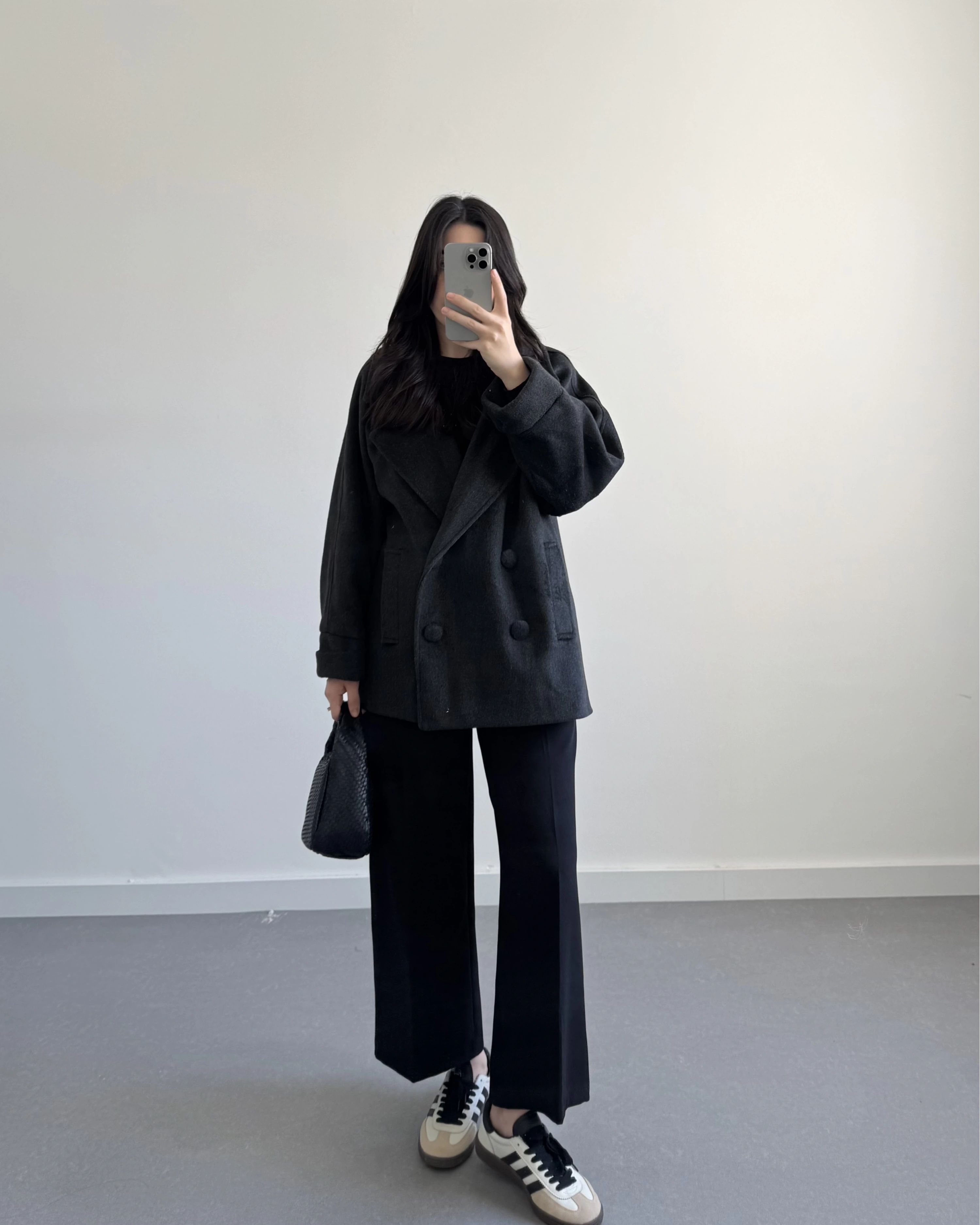 KRUVAZE YAKA KAŞE ANTRASİT