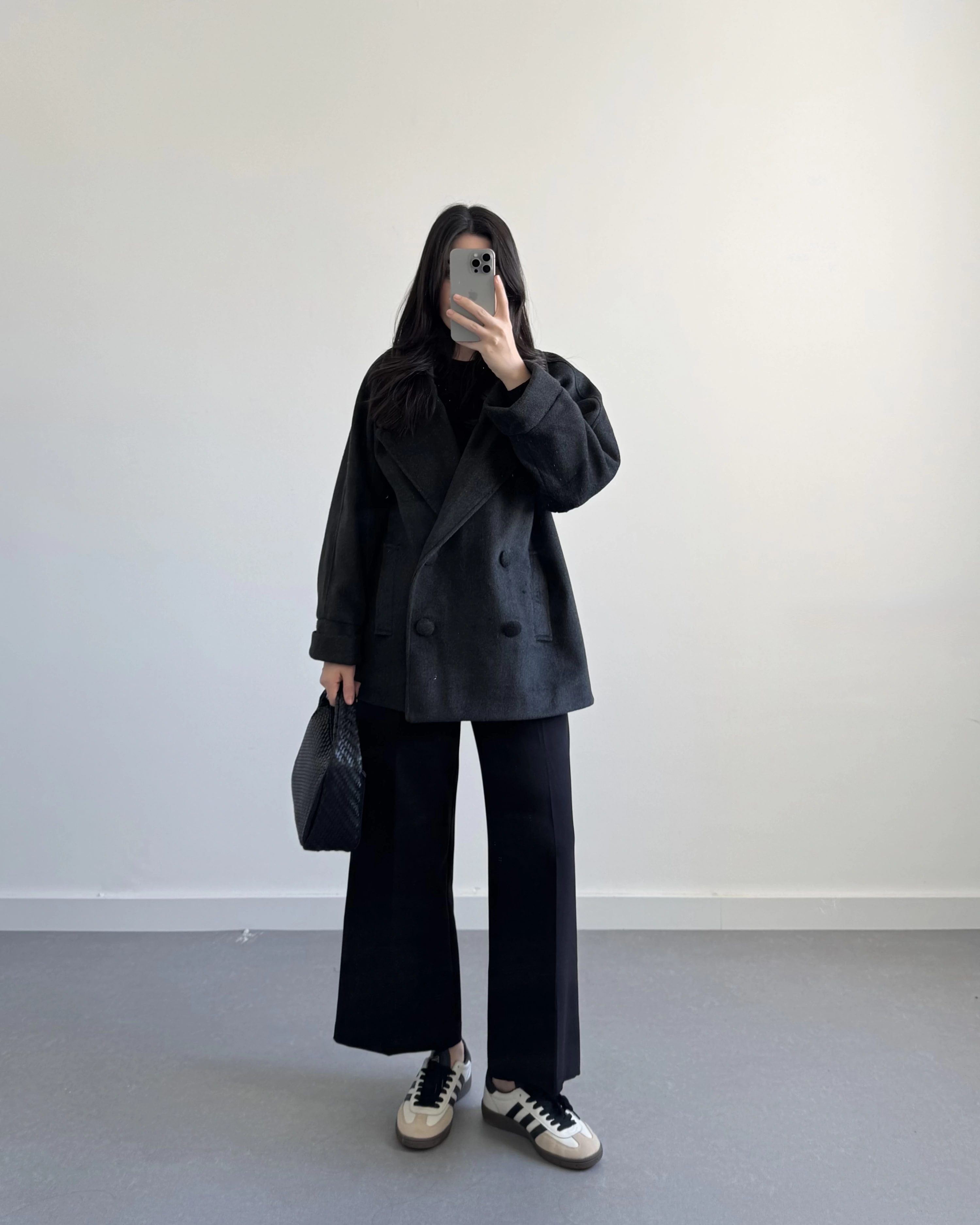 KRUVAZE YAKA KAŞE ANTRASİT