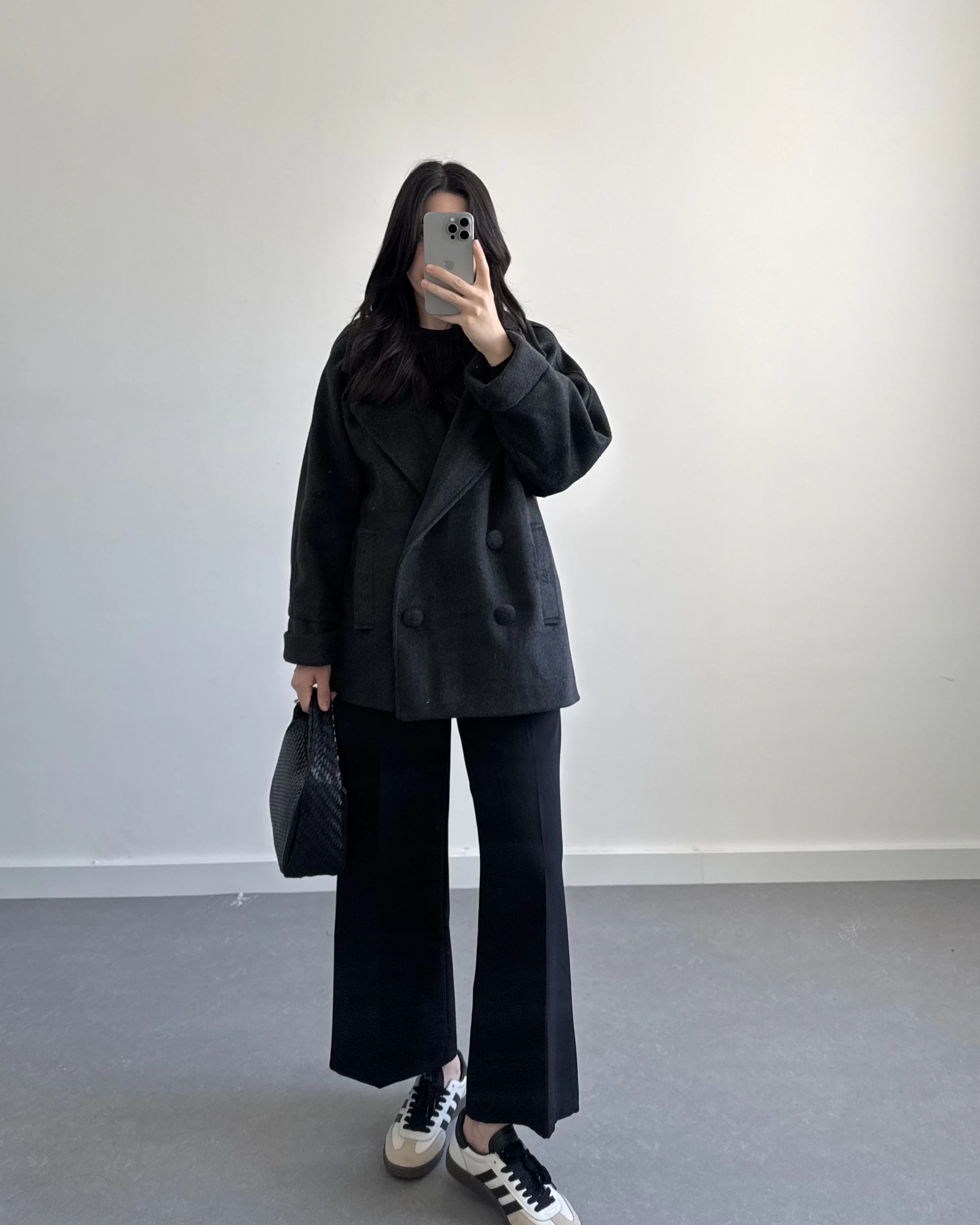 KRUVAZE YAKA KAŞE ANTRASİT