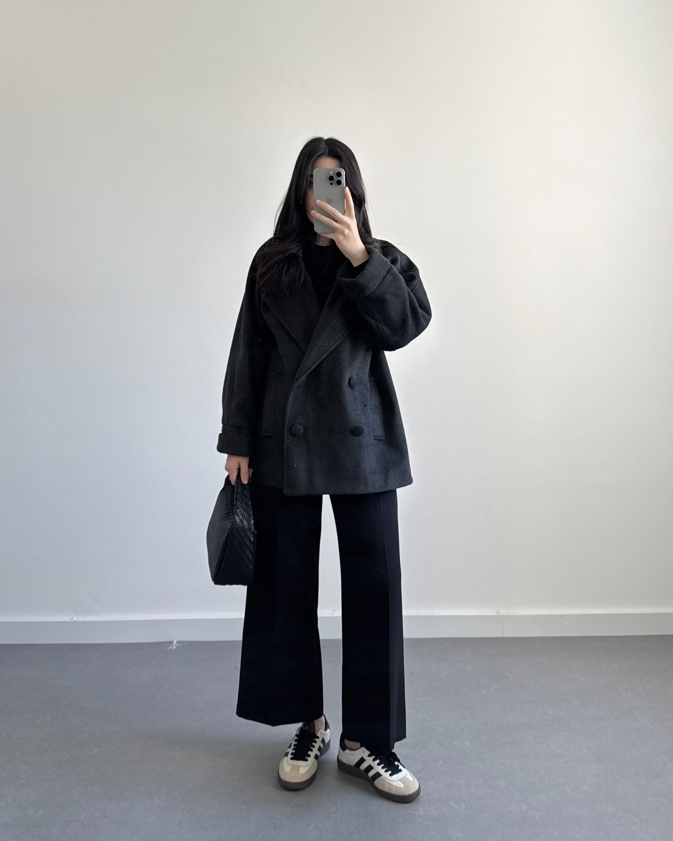 KRUVAZE YAKA KAŞE ANTRASİT