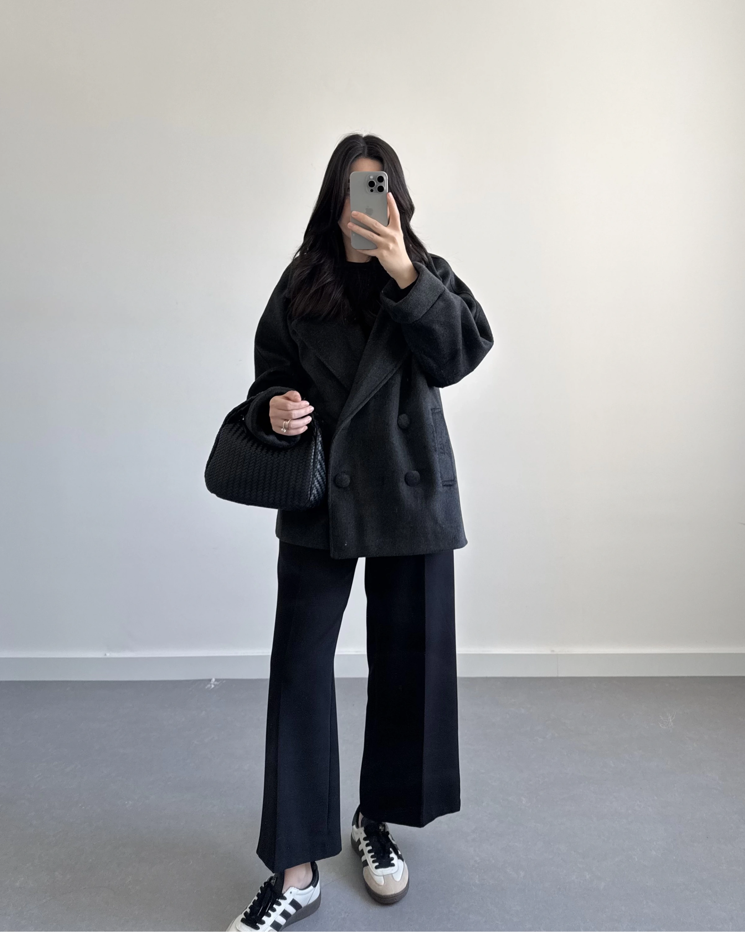 KRUVAZE YAKA KAŞE ANTRASİT