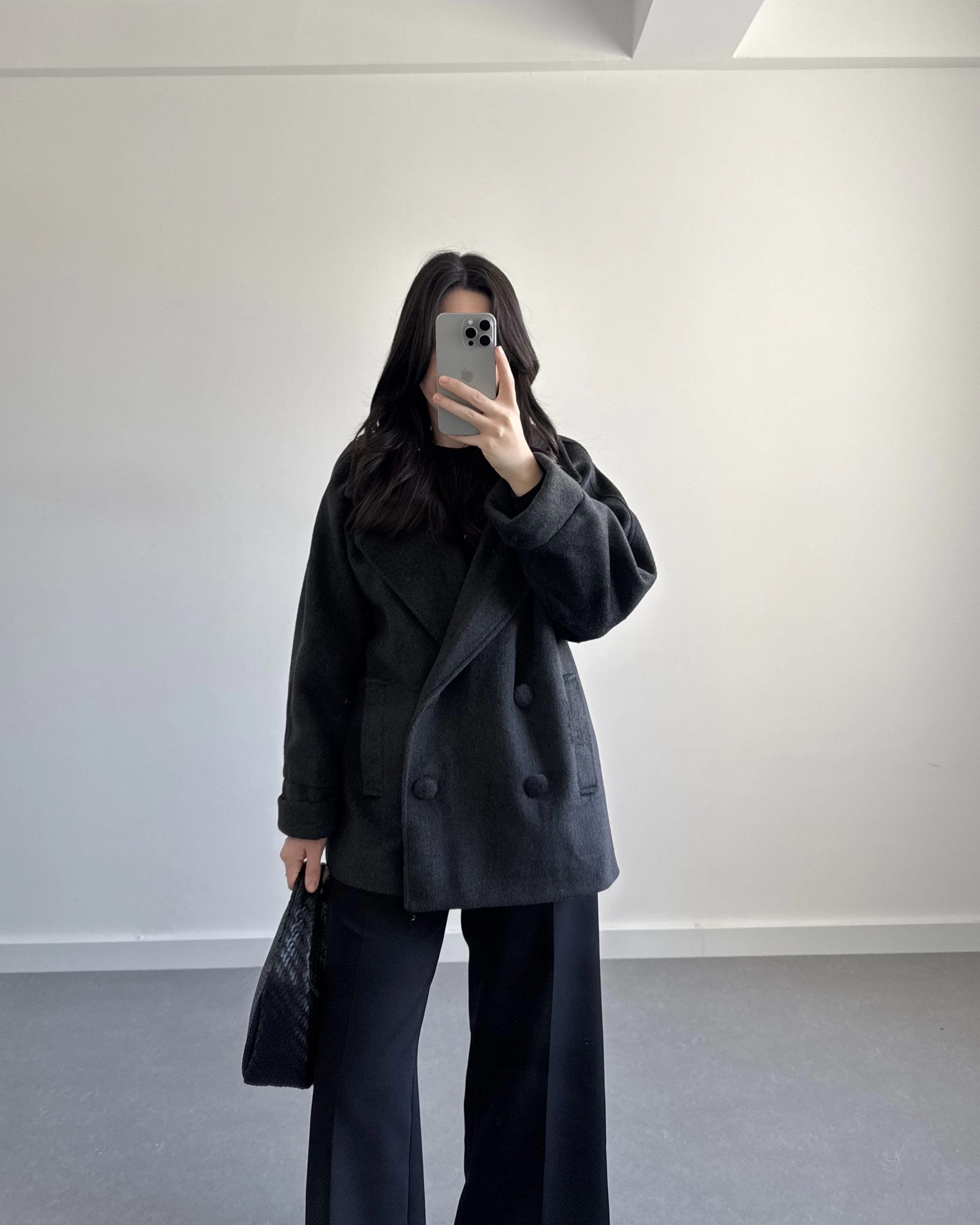 KRUVAZE YAKA KAŞE ANTRASİT