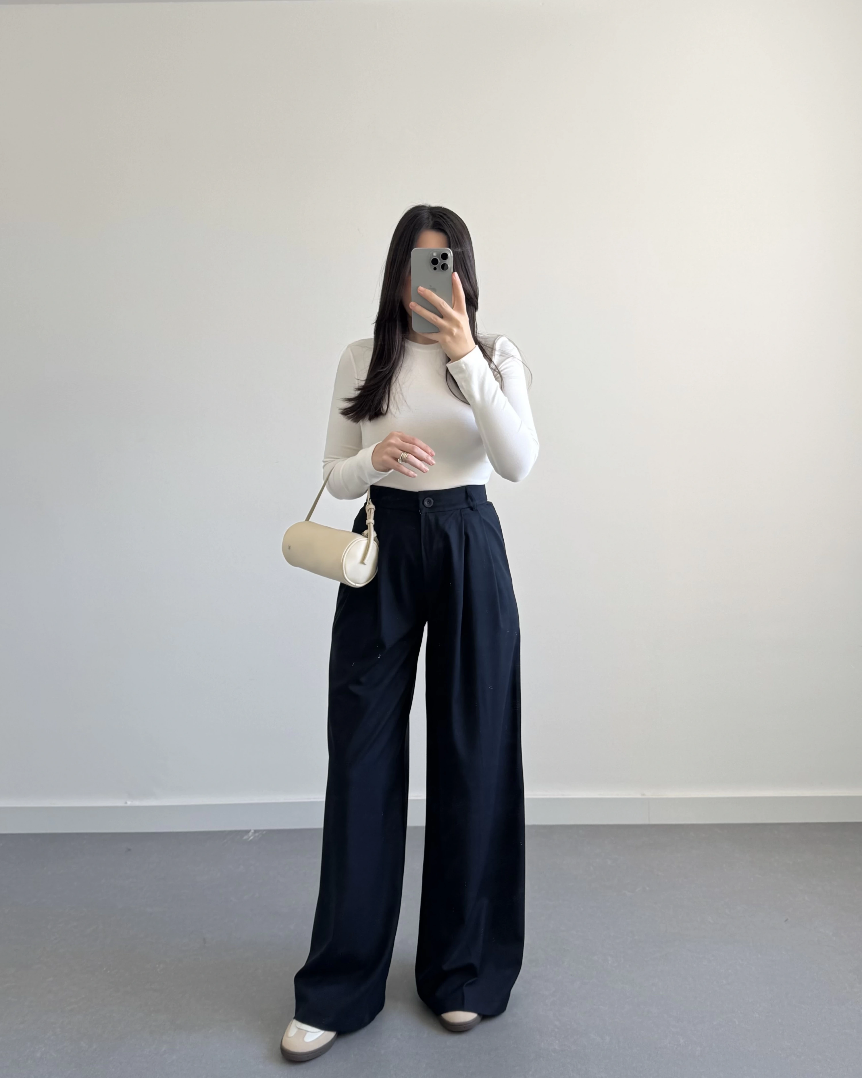 LACİVERT PALAZZO PANTOLON