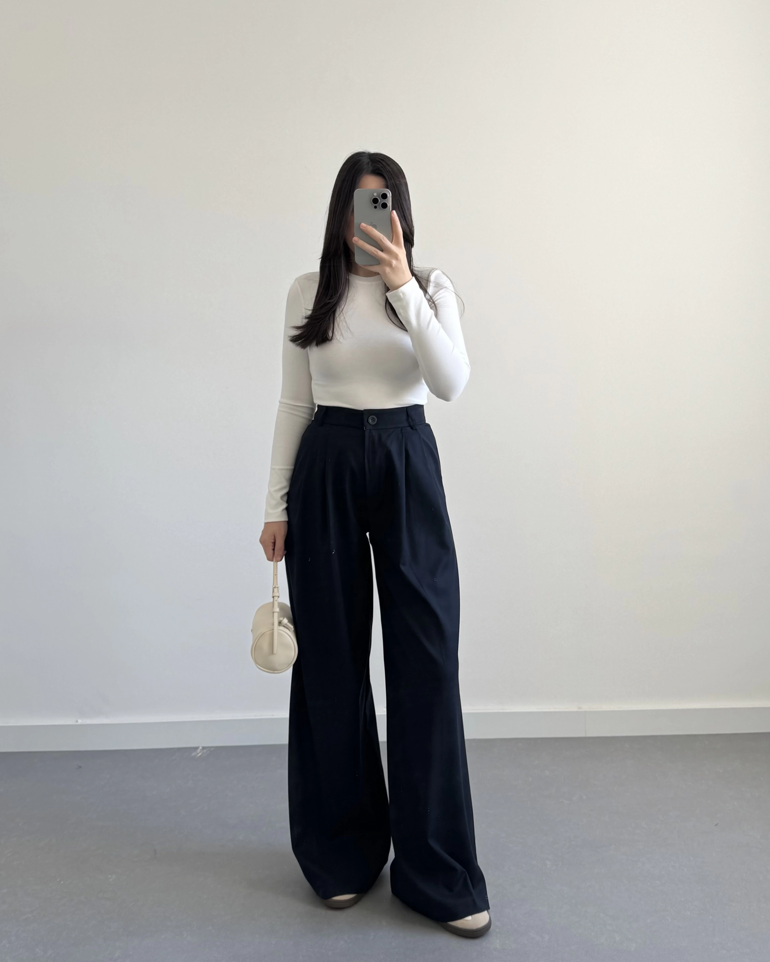 LACİVERT PALAZZO PANTOLON