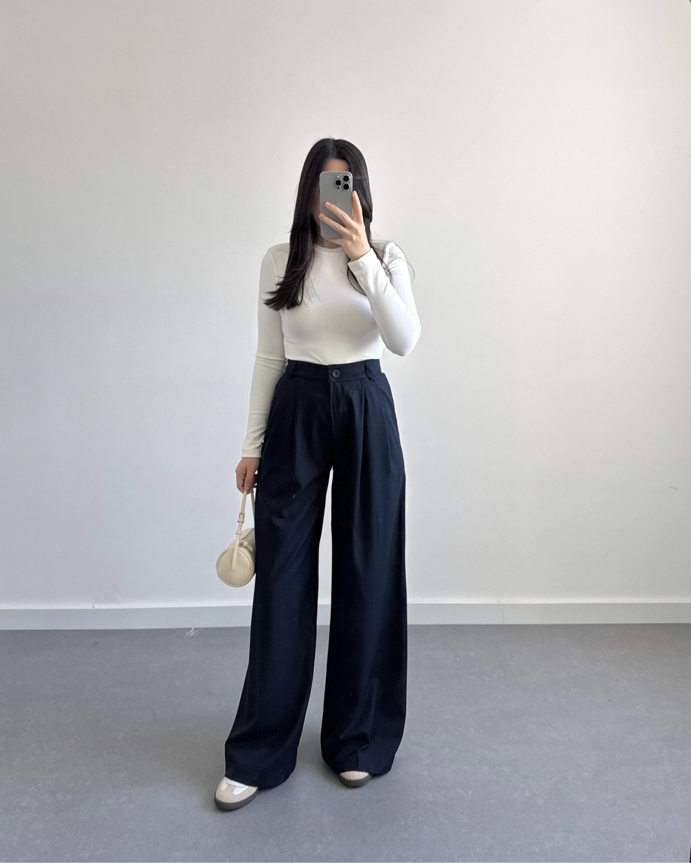 LACİVERT PALAZZO PANTOLON