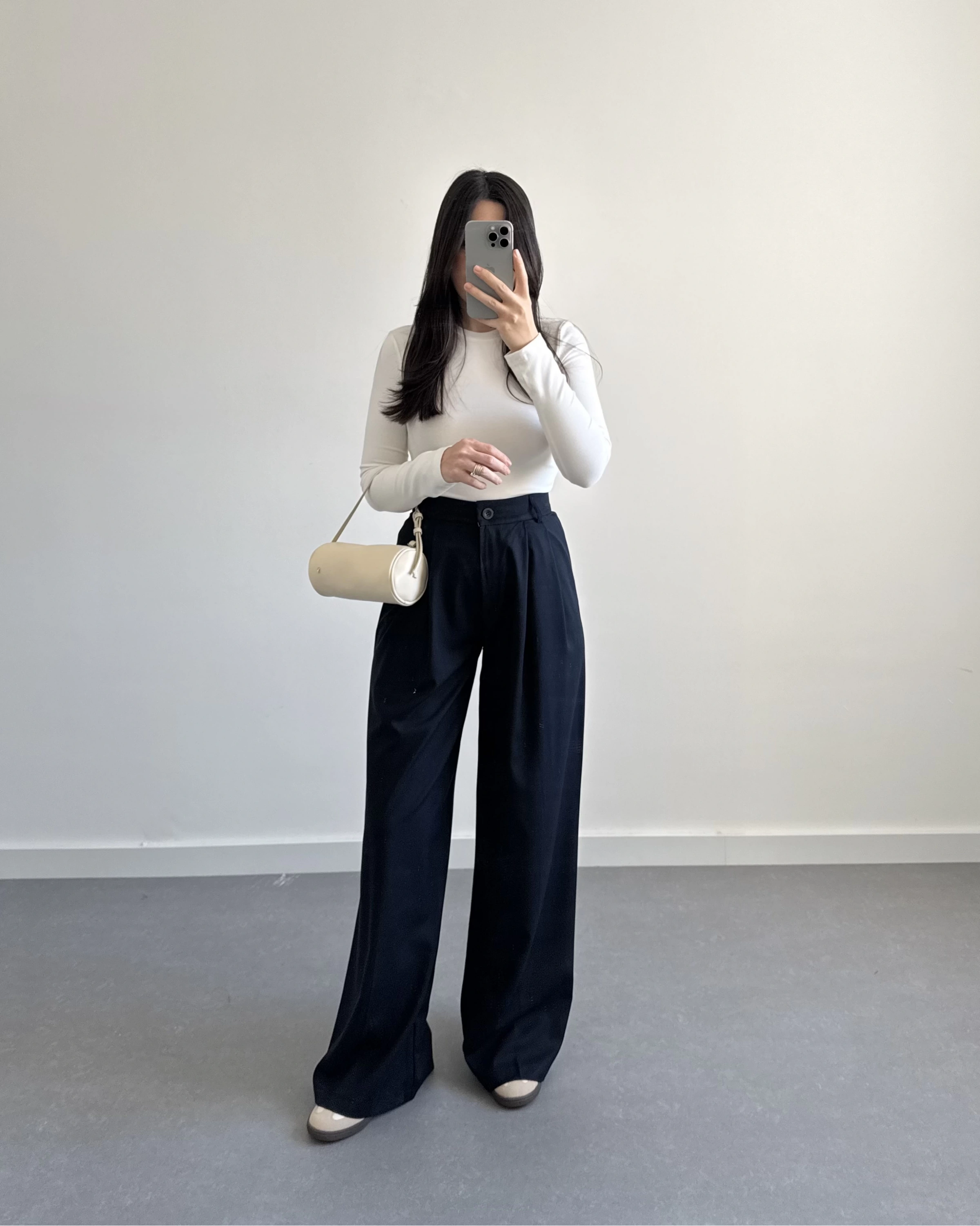 LACİVERT PALAZZO PANTOLON