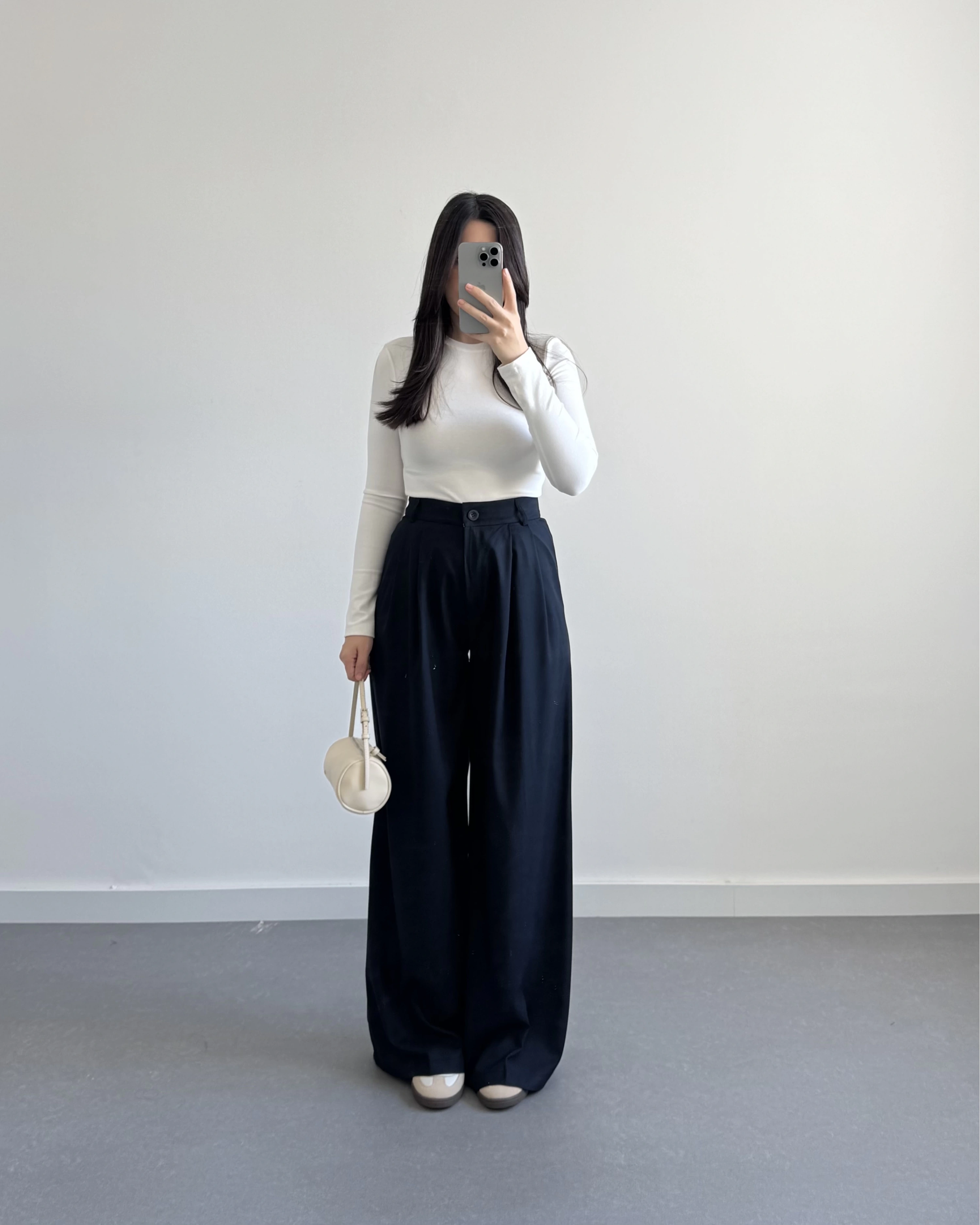 LACİVERT PALAZZO PANTOLON