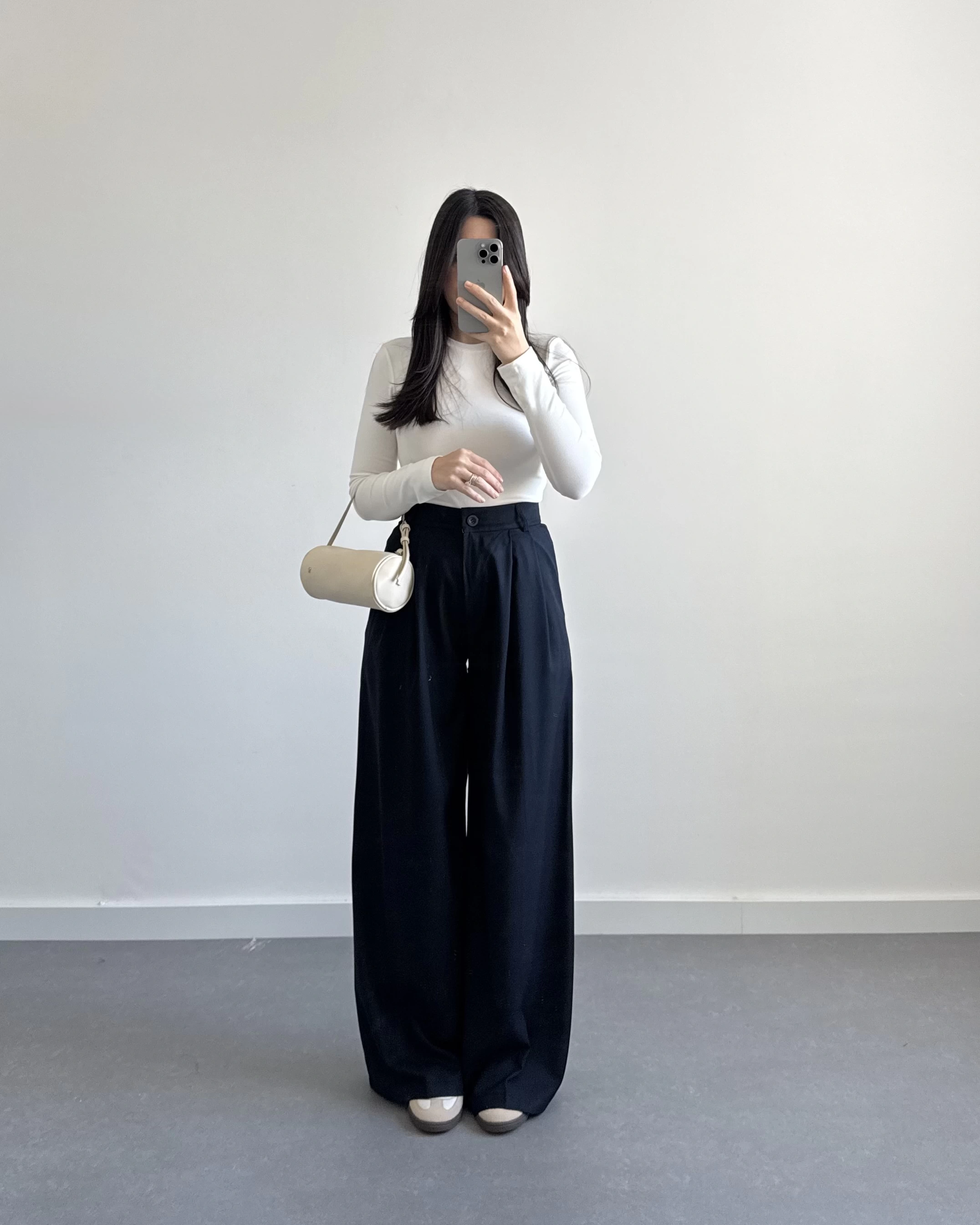 LACİVERT PALAZZO PANTOLON