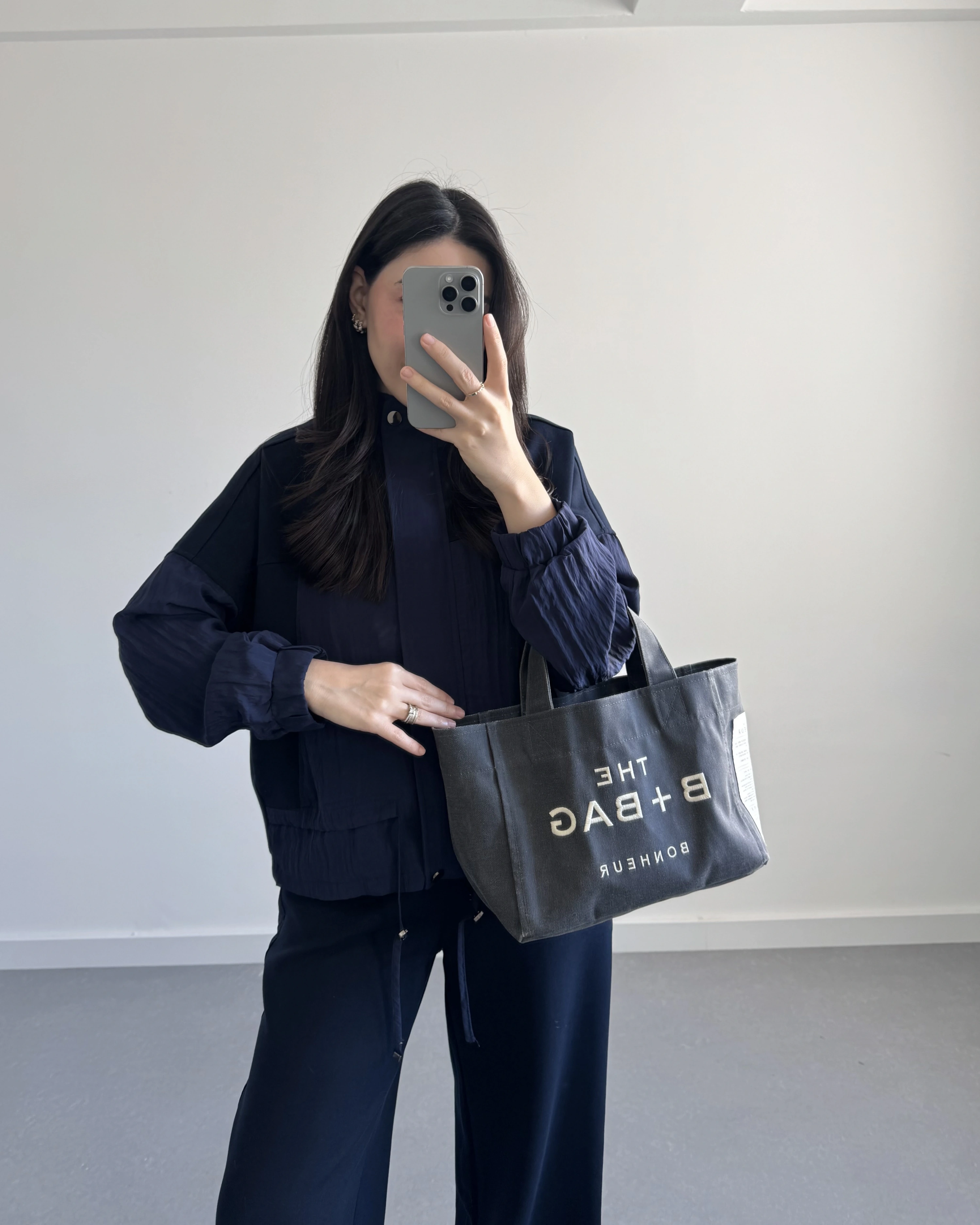 LACİVERT PREMİUM FERMUARLI MODAL CEKET TAKIM