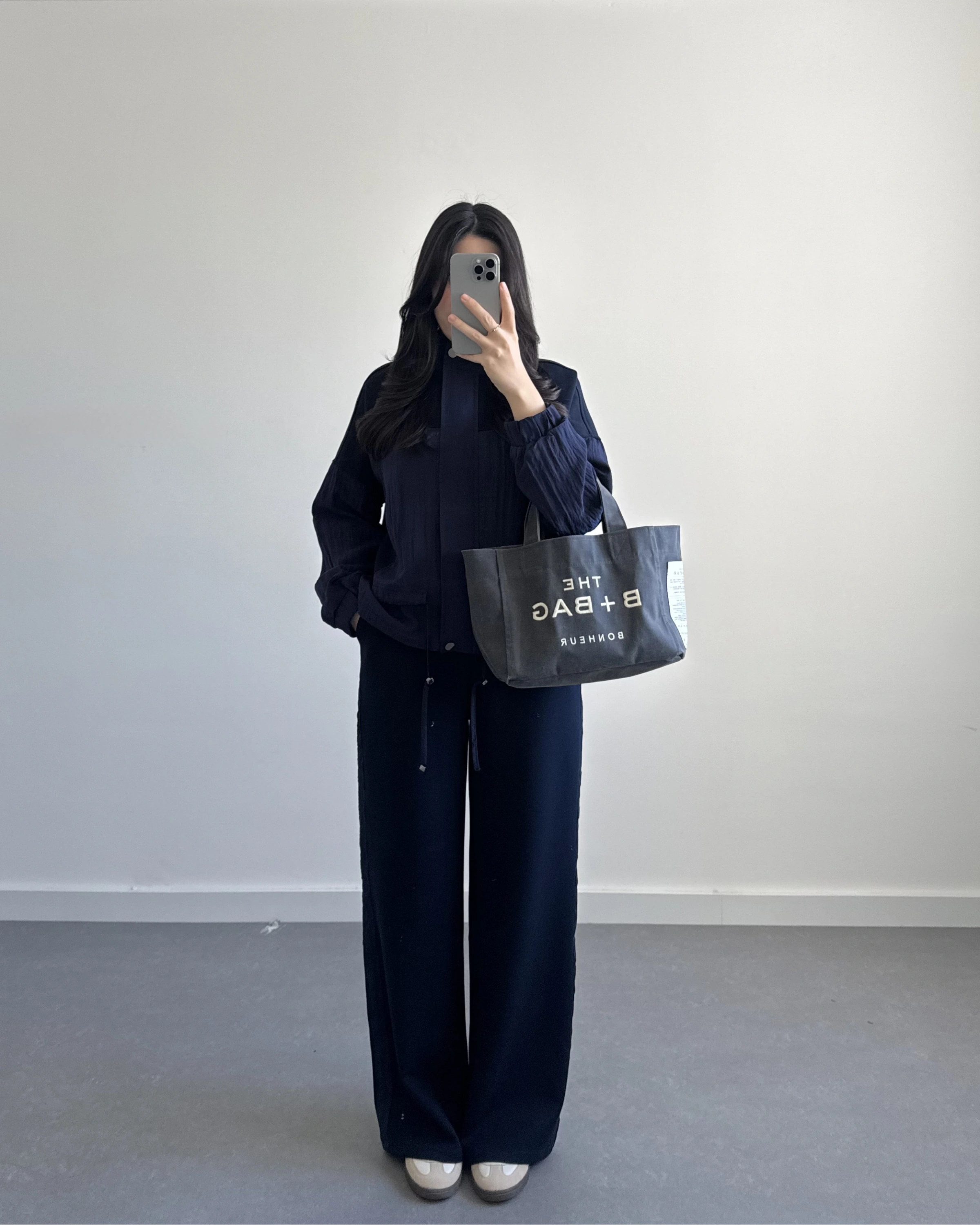 LACİVERT PREMİUM FERMUARLI MODAL CEKET TAKIM