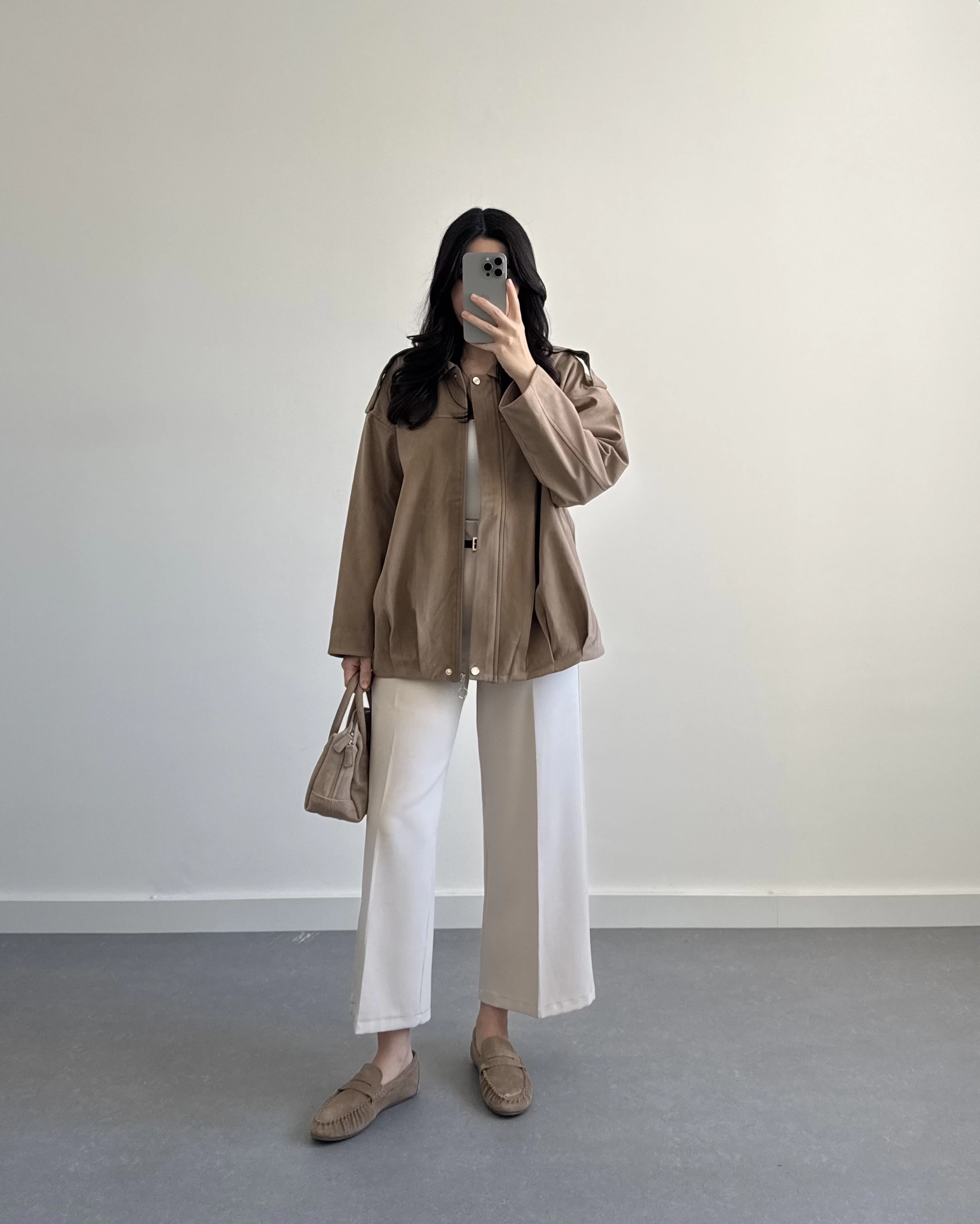 LUKE VİZON SÜET CEKET