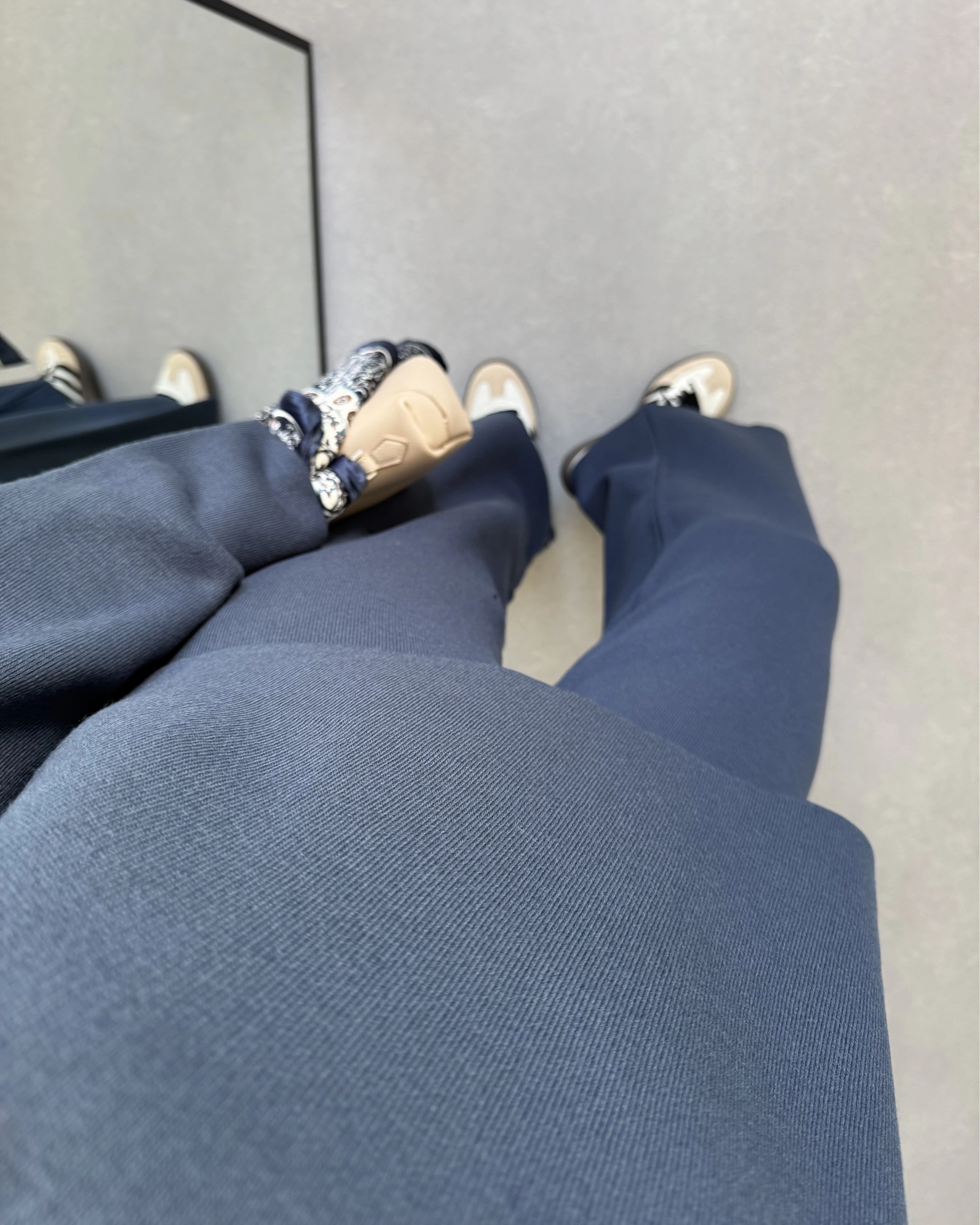 MAVİ ASİMETRİK KESİM TRİKO TAKIM