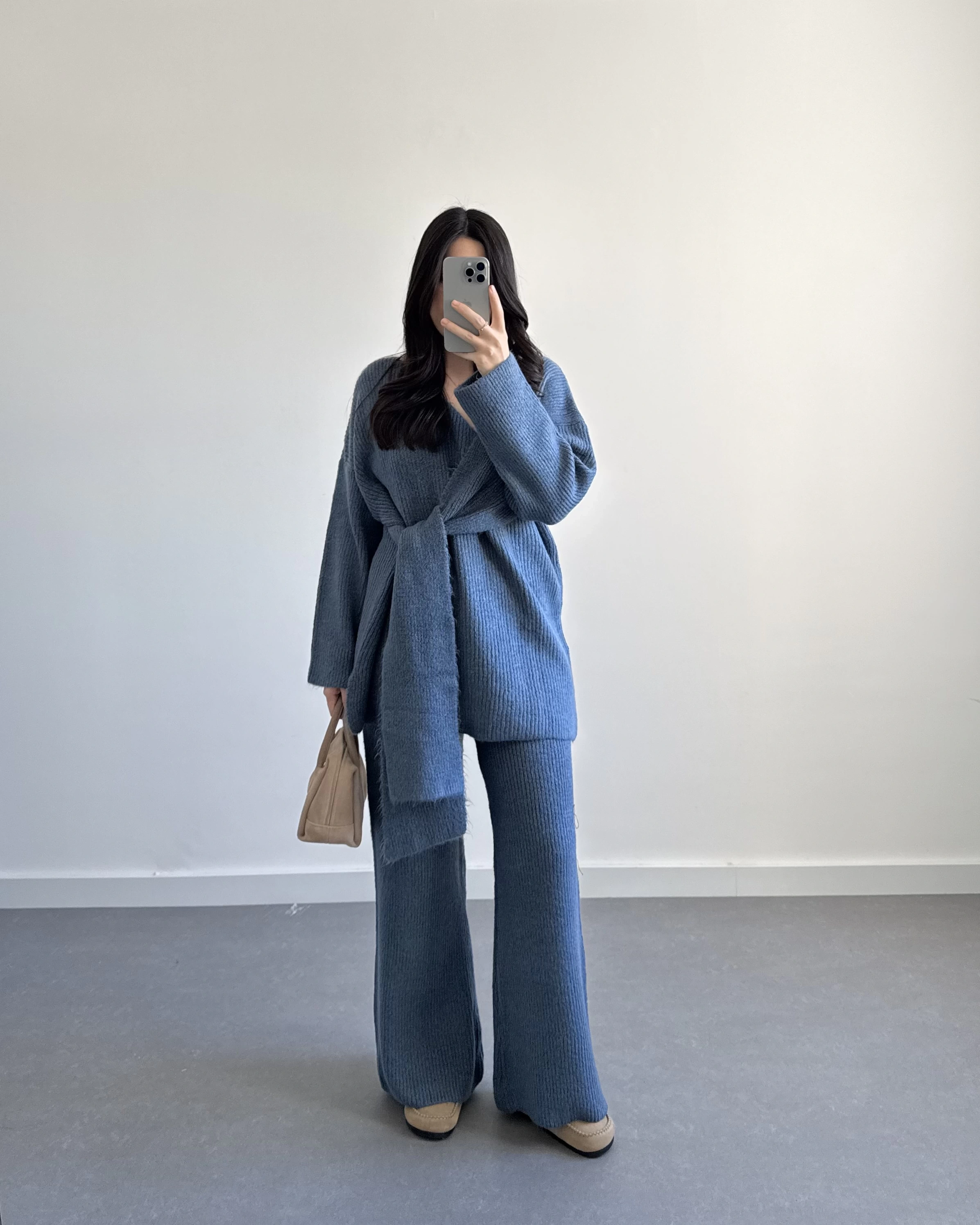 MAVİ BAĞLAMALI TRİKO TAKIM