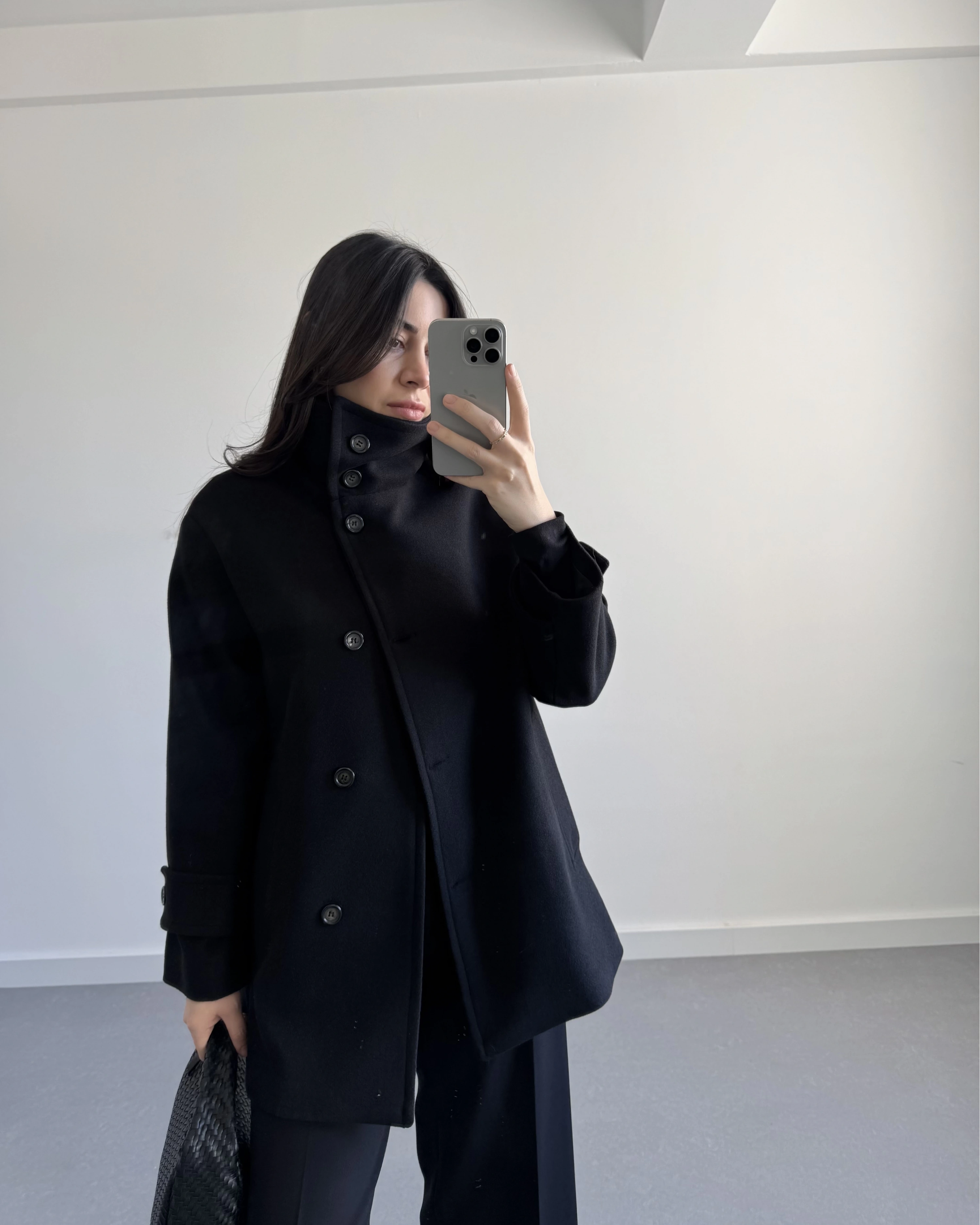 MNG MODEL KAŞE CEKET SİYAH