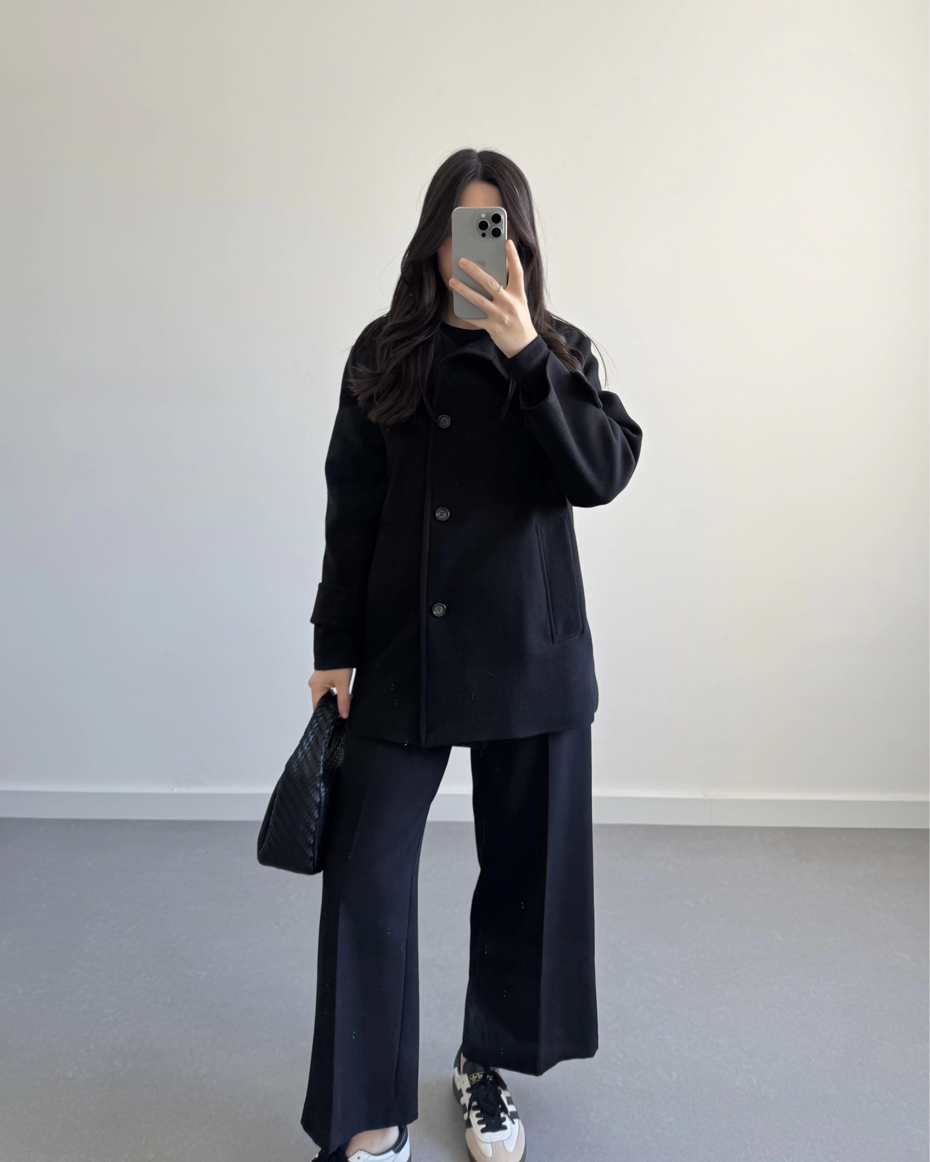 MNG MODEL KAŞE CEKET SİYAH