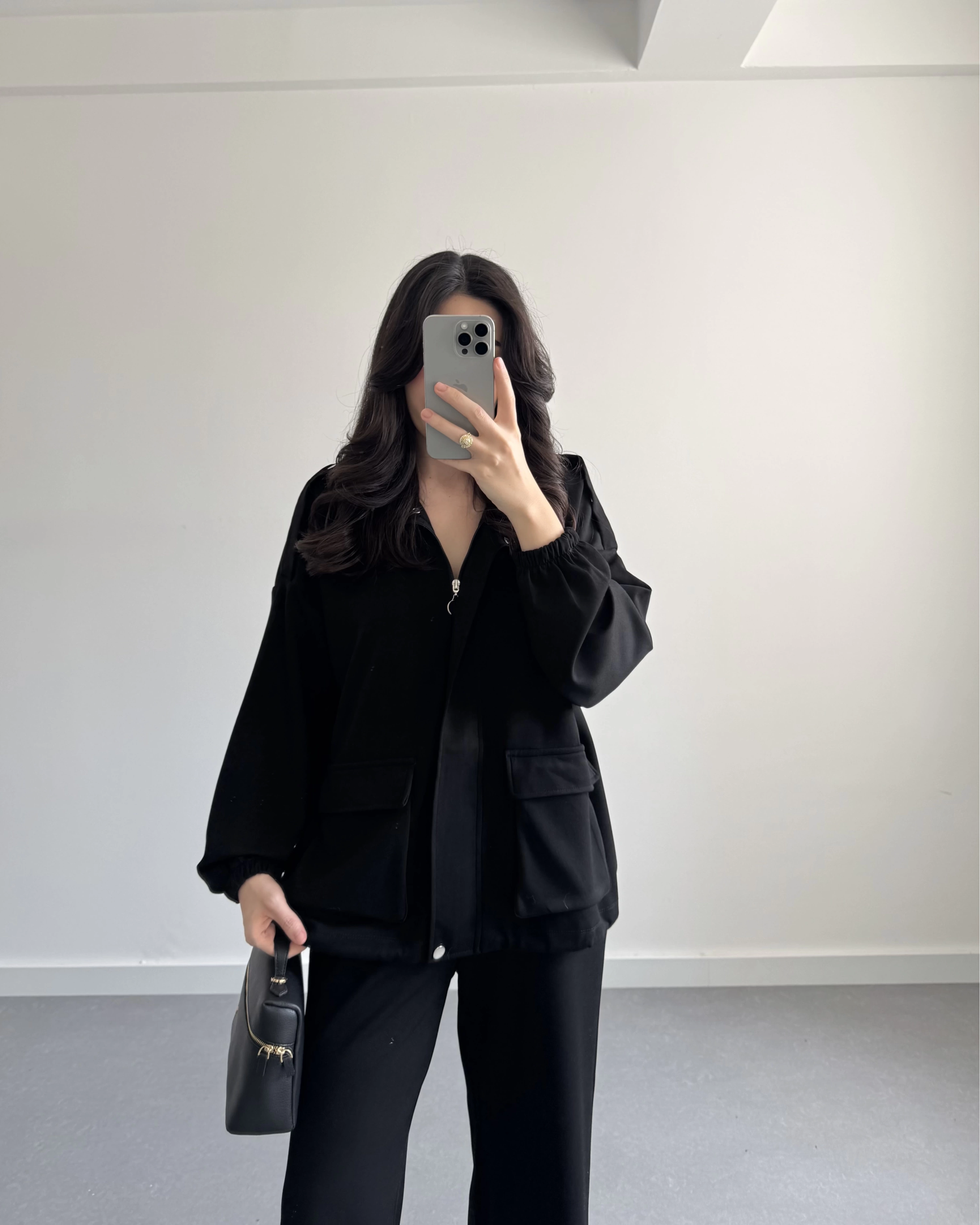 MODAL BOMBER CEKET TAKIM SİYAH
