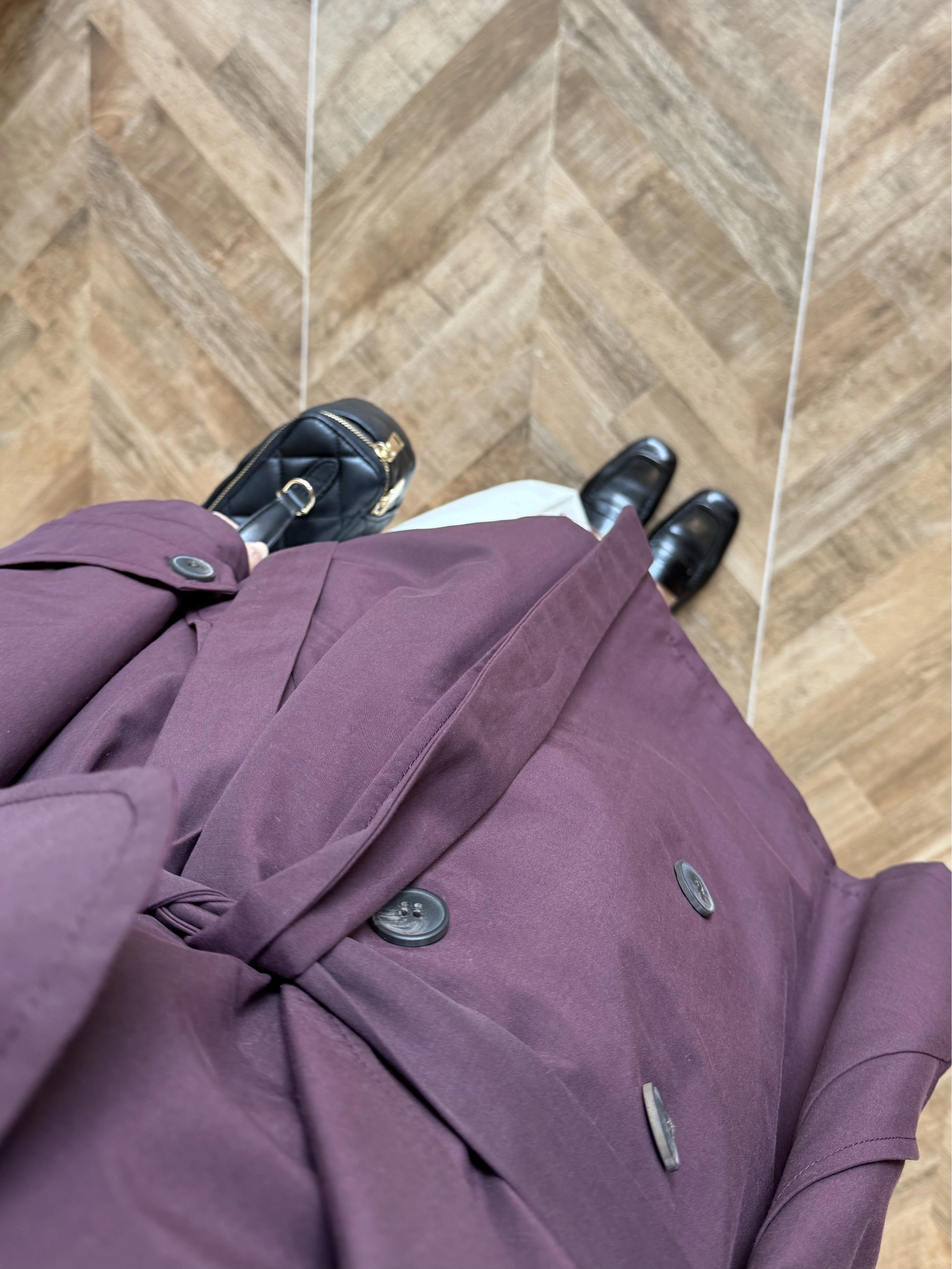 MÜRDÜM ALLERLİ ARA BOY TRENÇKOT -7556
