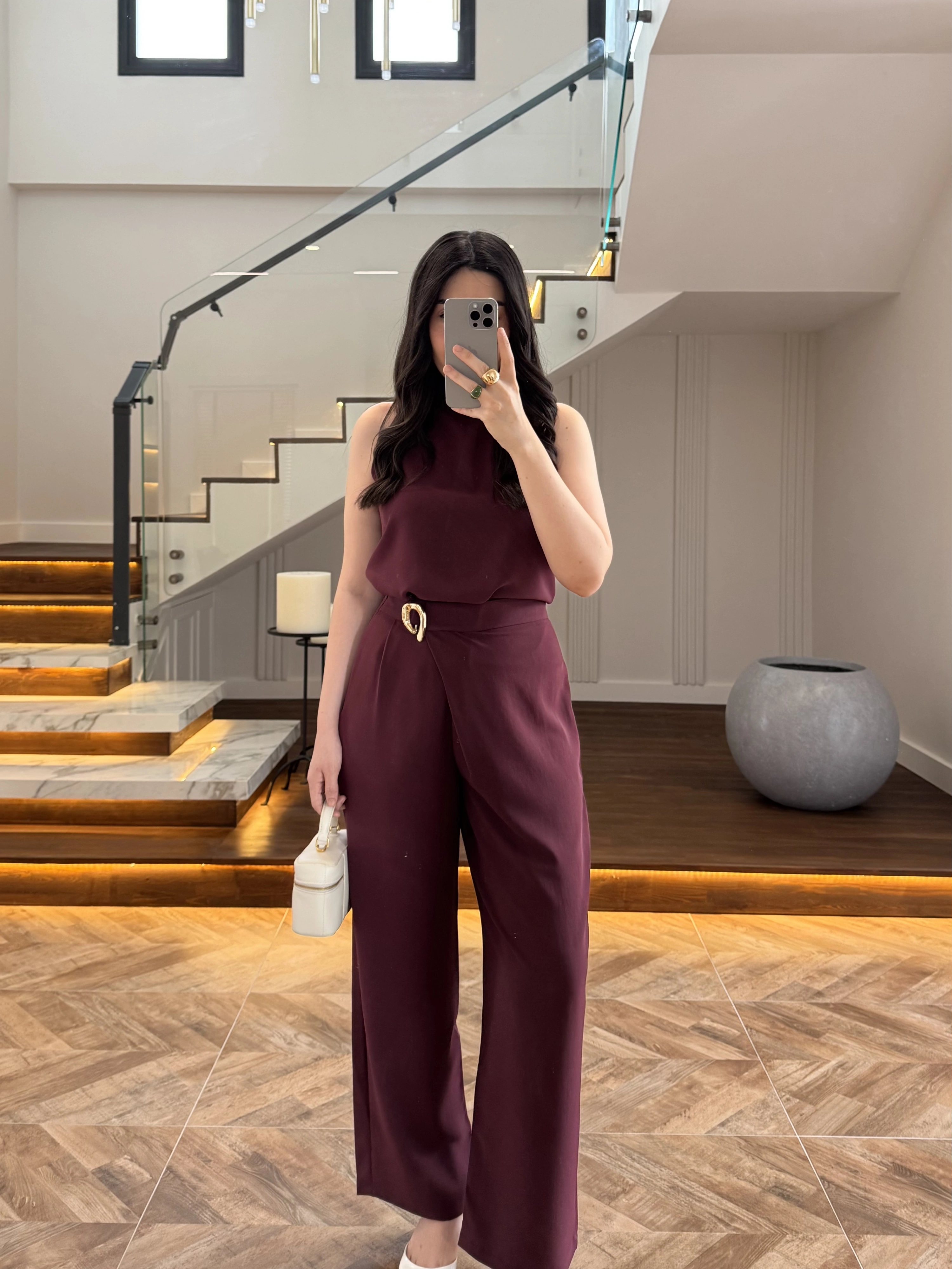 MÜRDÜM HALTER YAKA BLUZ TAKIM-9160