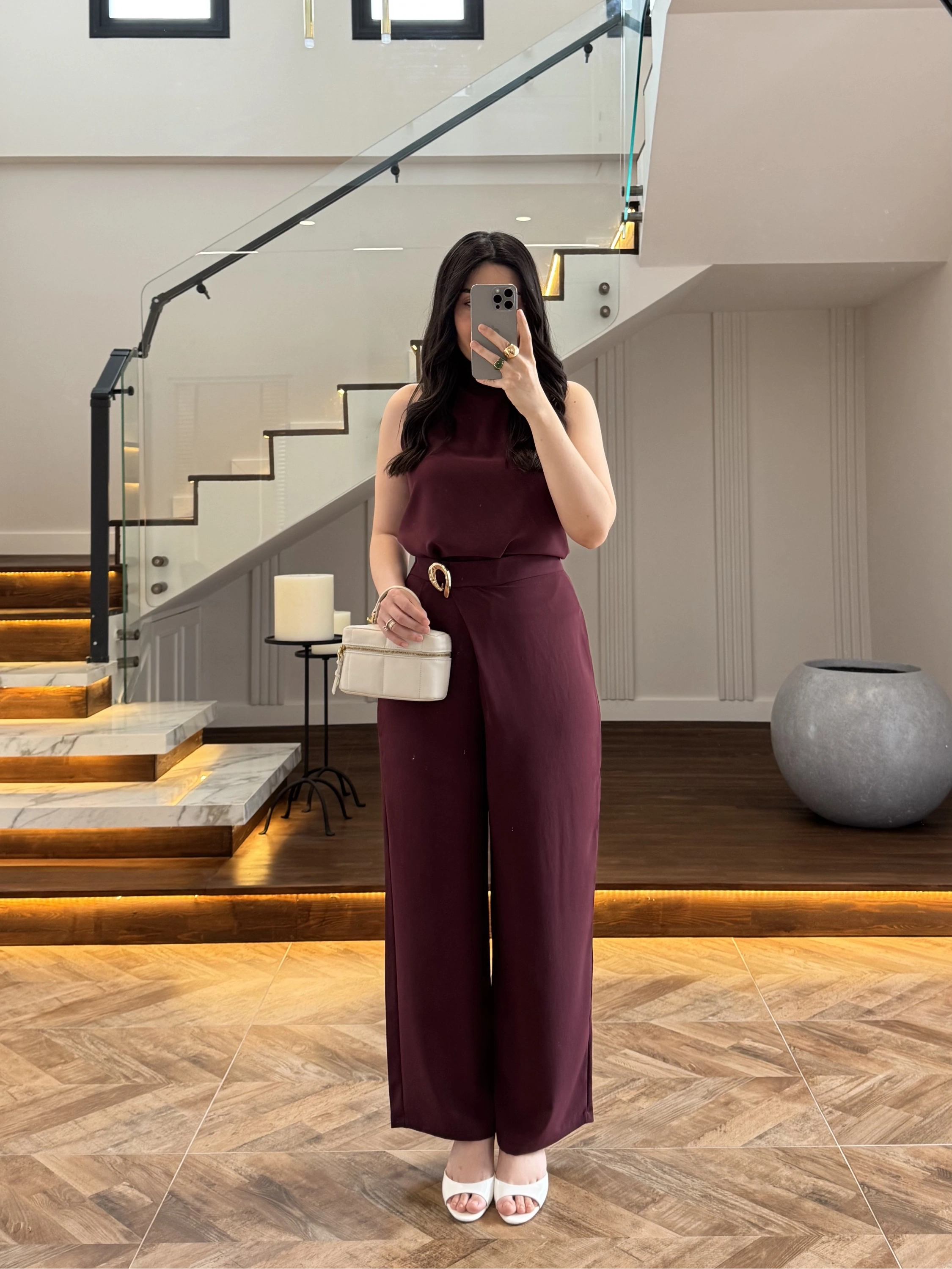 MÜRDÜM HALTER YAKA BLUZ TAKIM-9160