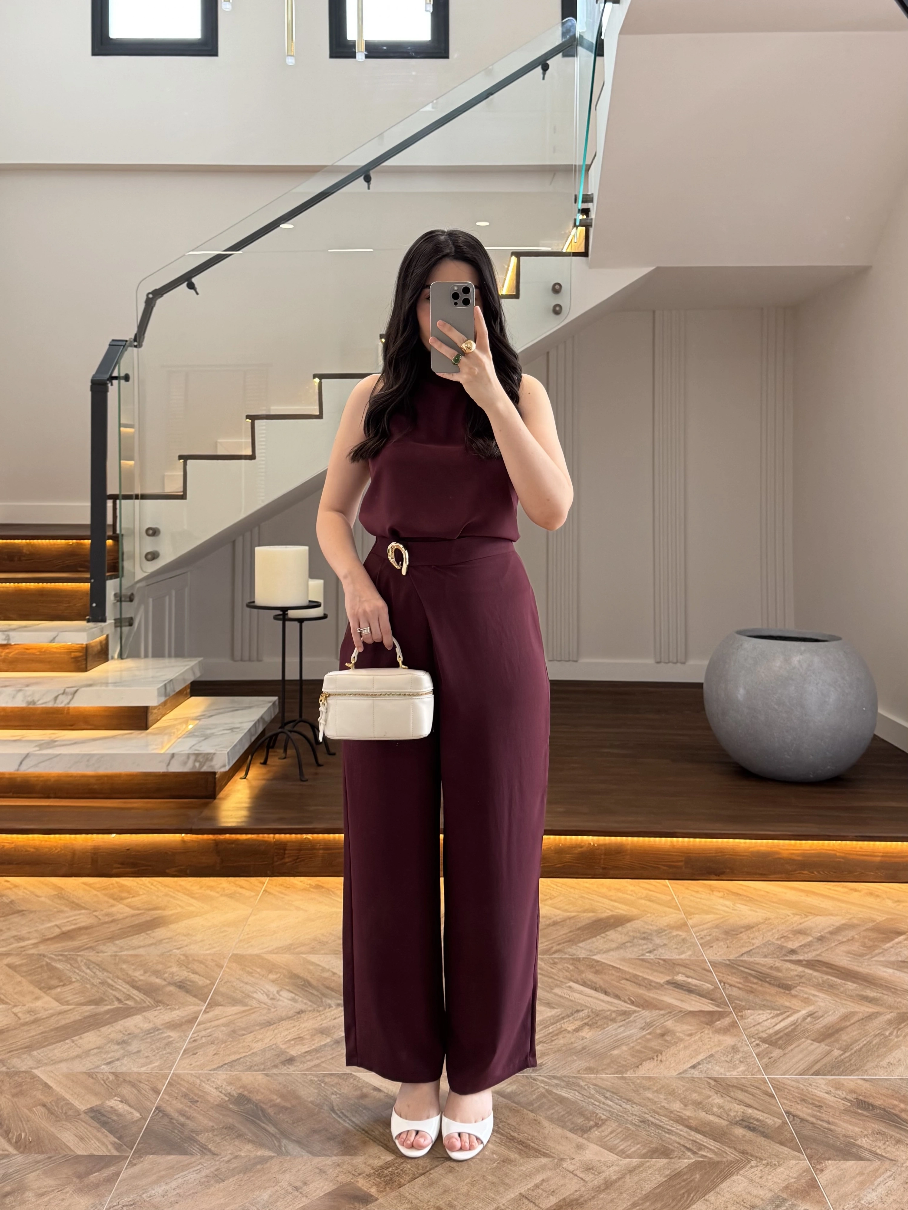 MÜRDÜM HALTER YAKA BLUZ TAKIM-9160