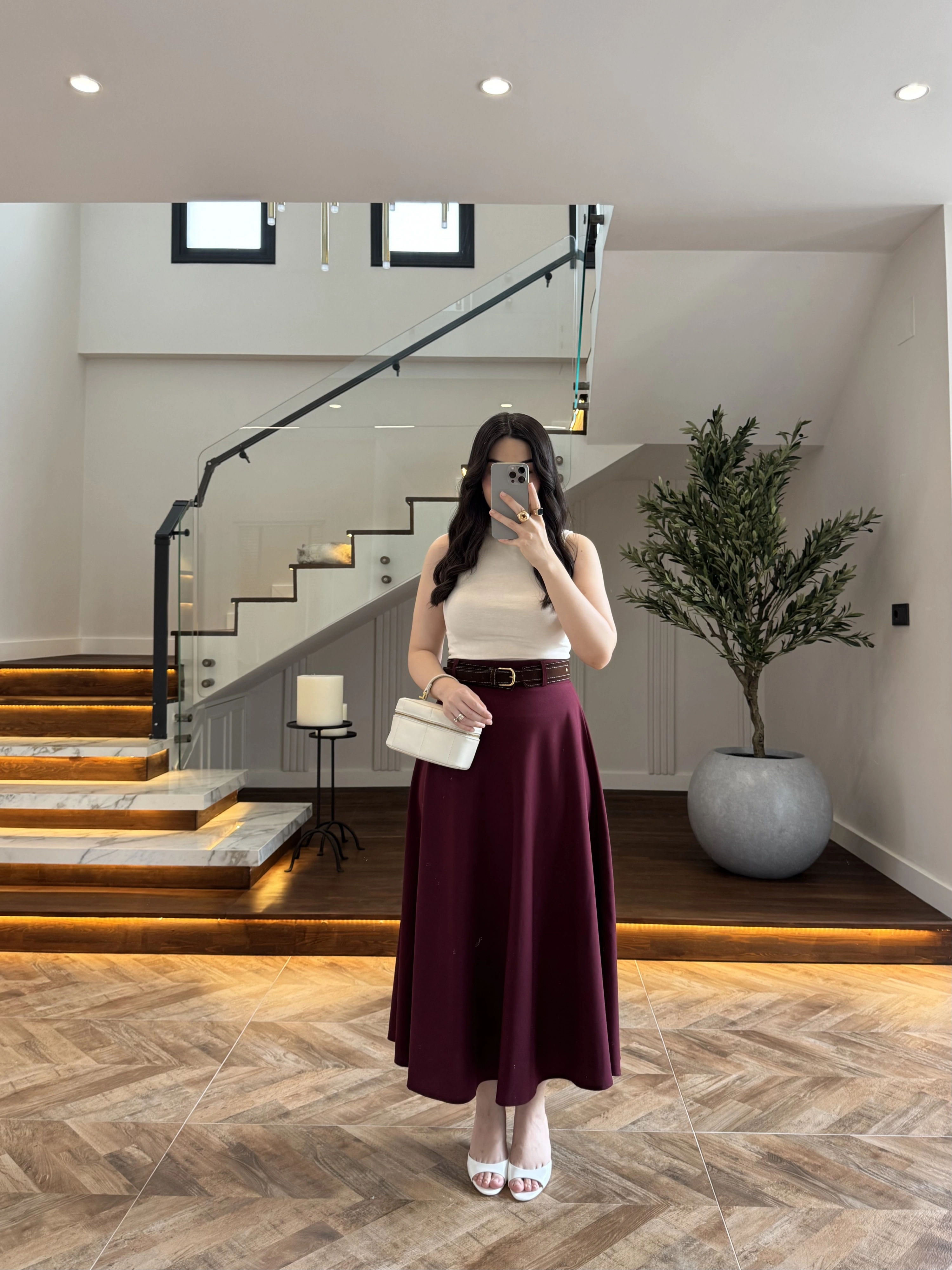 MÜRDÜM KEMER DETAYLI ETEK - 580547